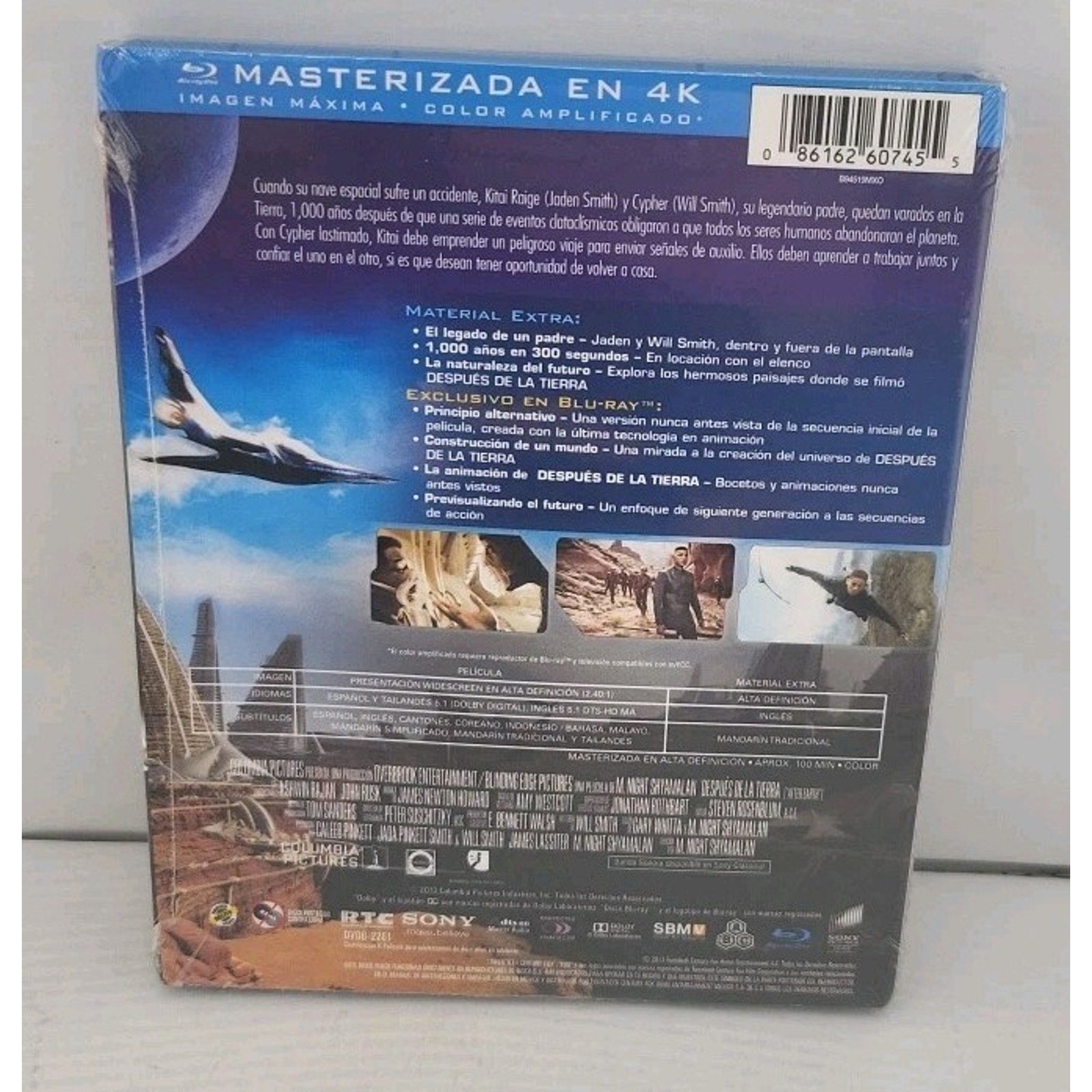 Despues De La Tierra (After Earth) (Blu-ray, 2013) *Brand New*