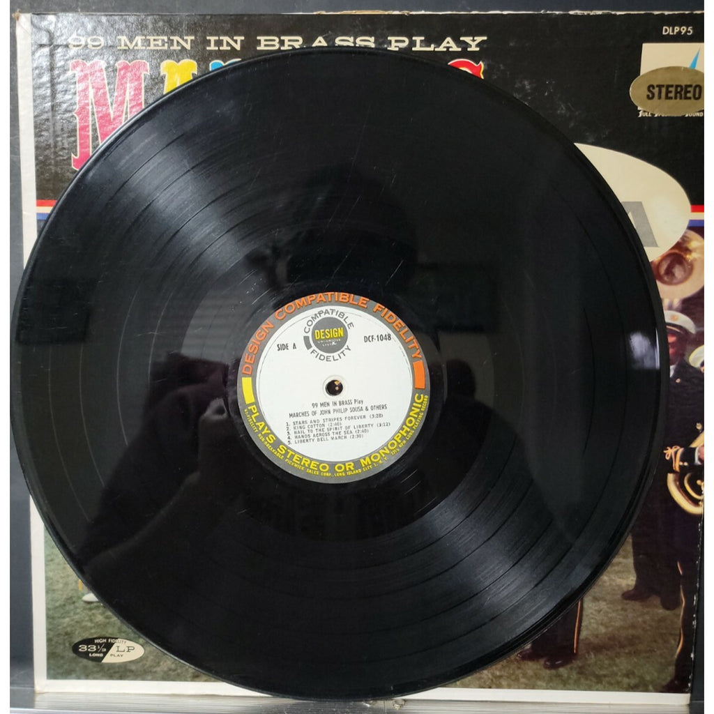 99 Men In Brass ‎– Play Marches Of John Philip Sousa And Others (Vinyl)