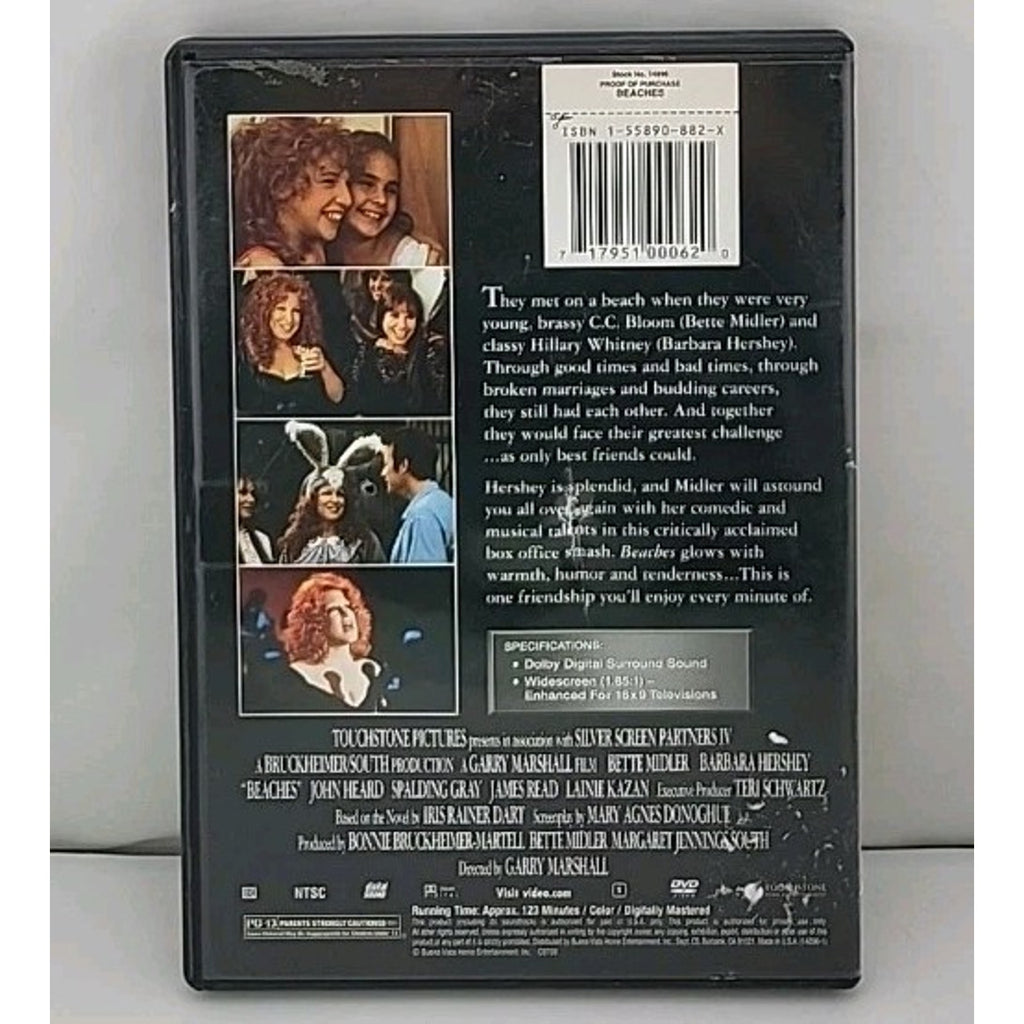 Beaches (DVD, 1988)