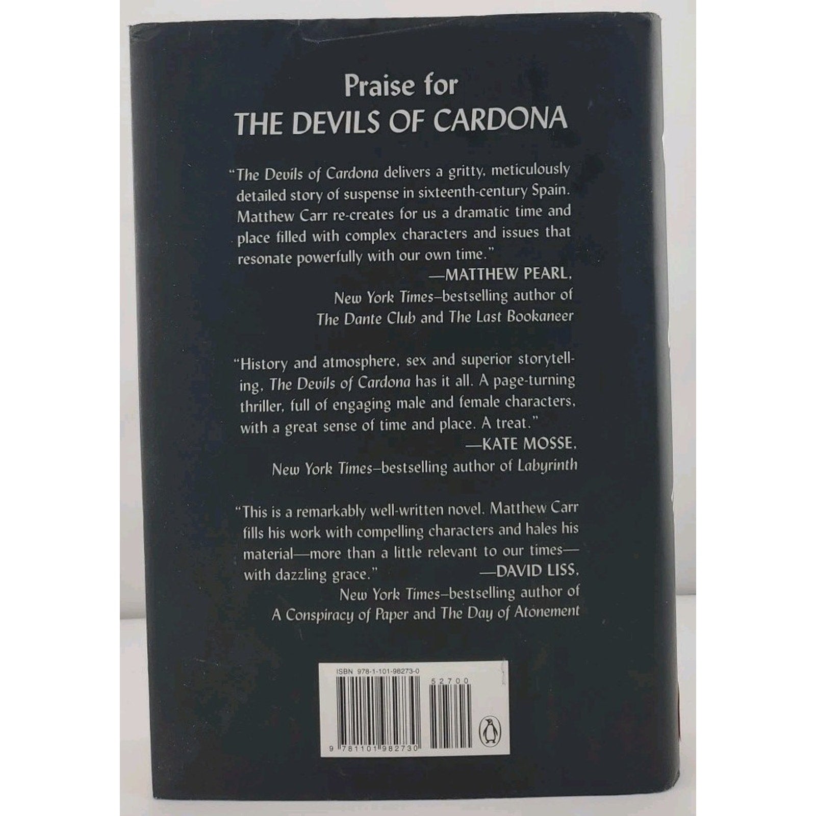 Devils of Cardona by Matthew Carr (2016, Hardcover)