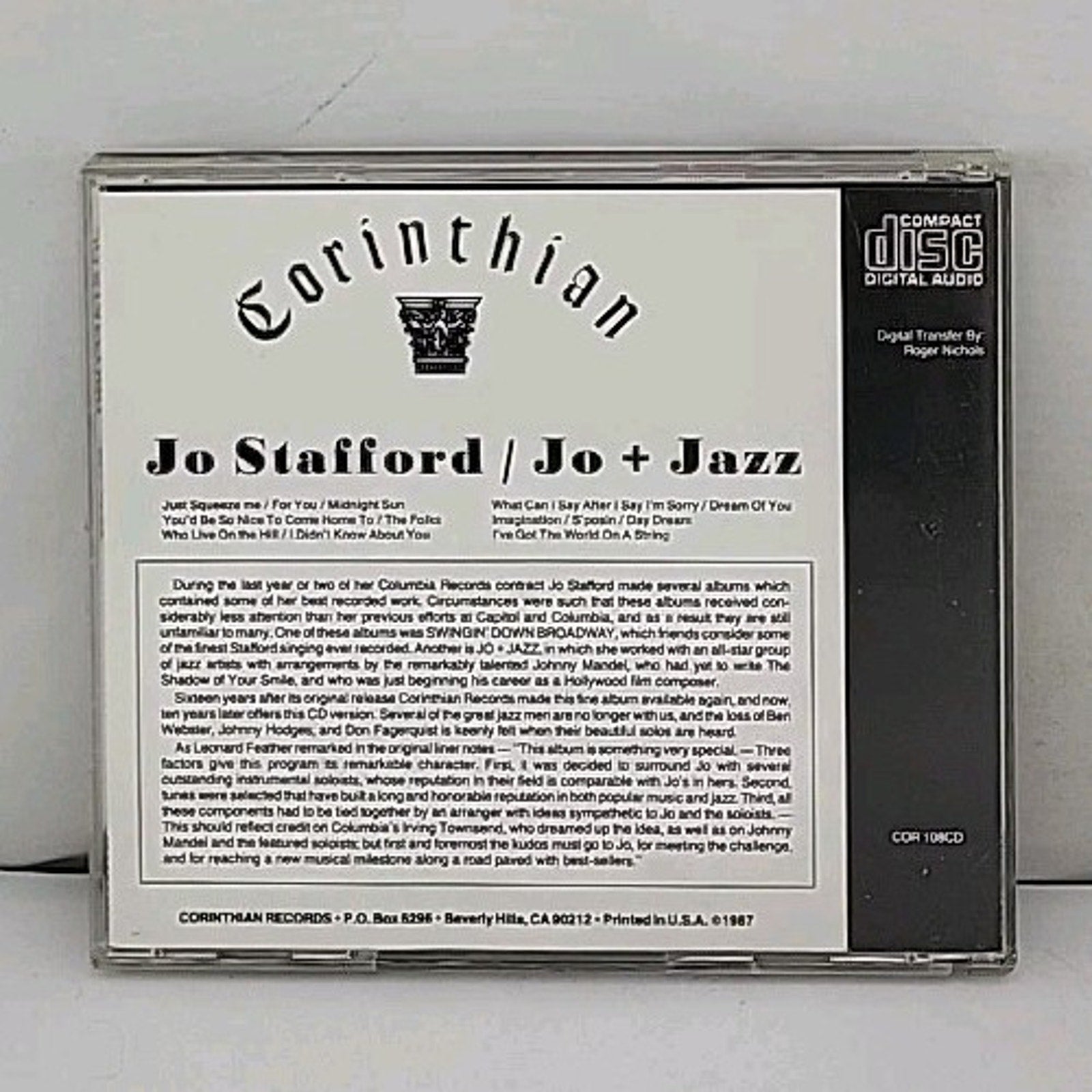 Jo Stafford - Jo+Jazz CD