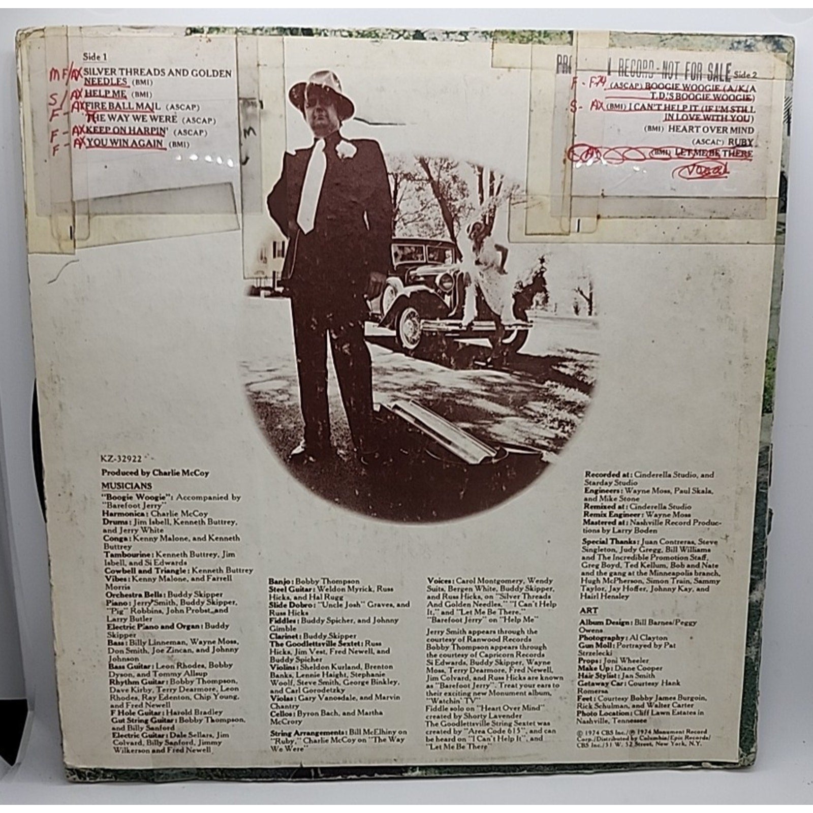 Charlie McCoy The Nashville Hit Man (Reocord)