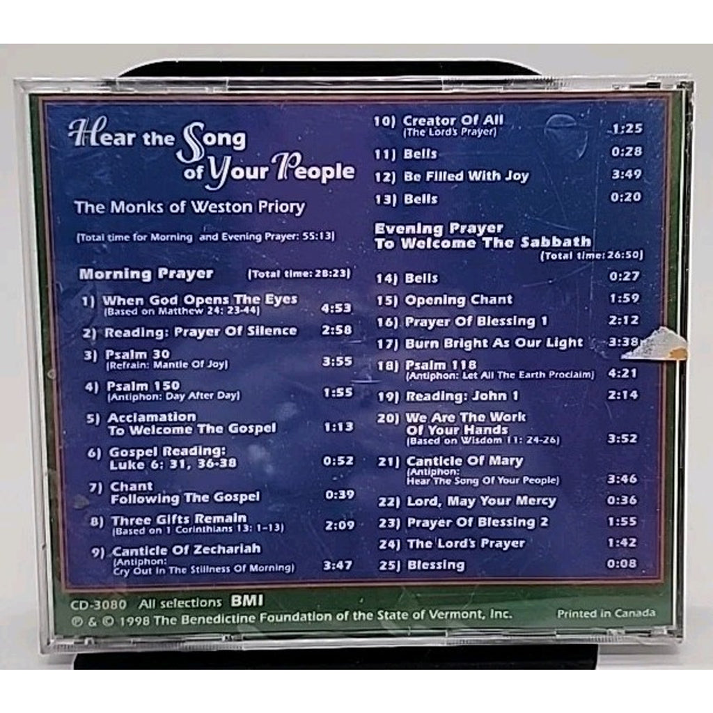 Hear The Song Of Your People (CD) *Brand New*