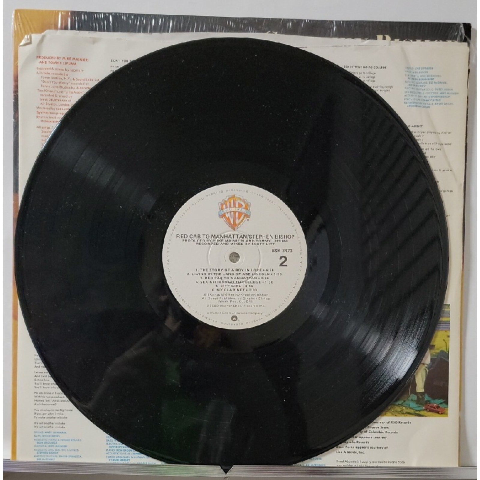 Red Cab to Manhattan [LP] by Stephen Bishop (Vinyl, Wounded Bird Records)