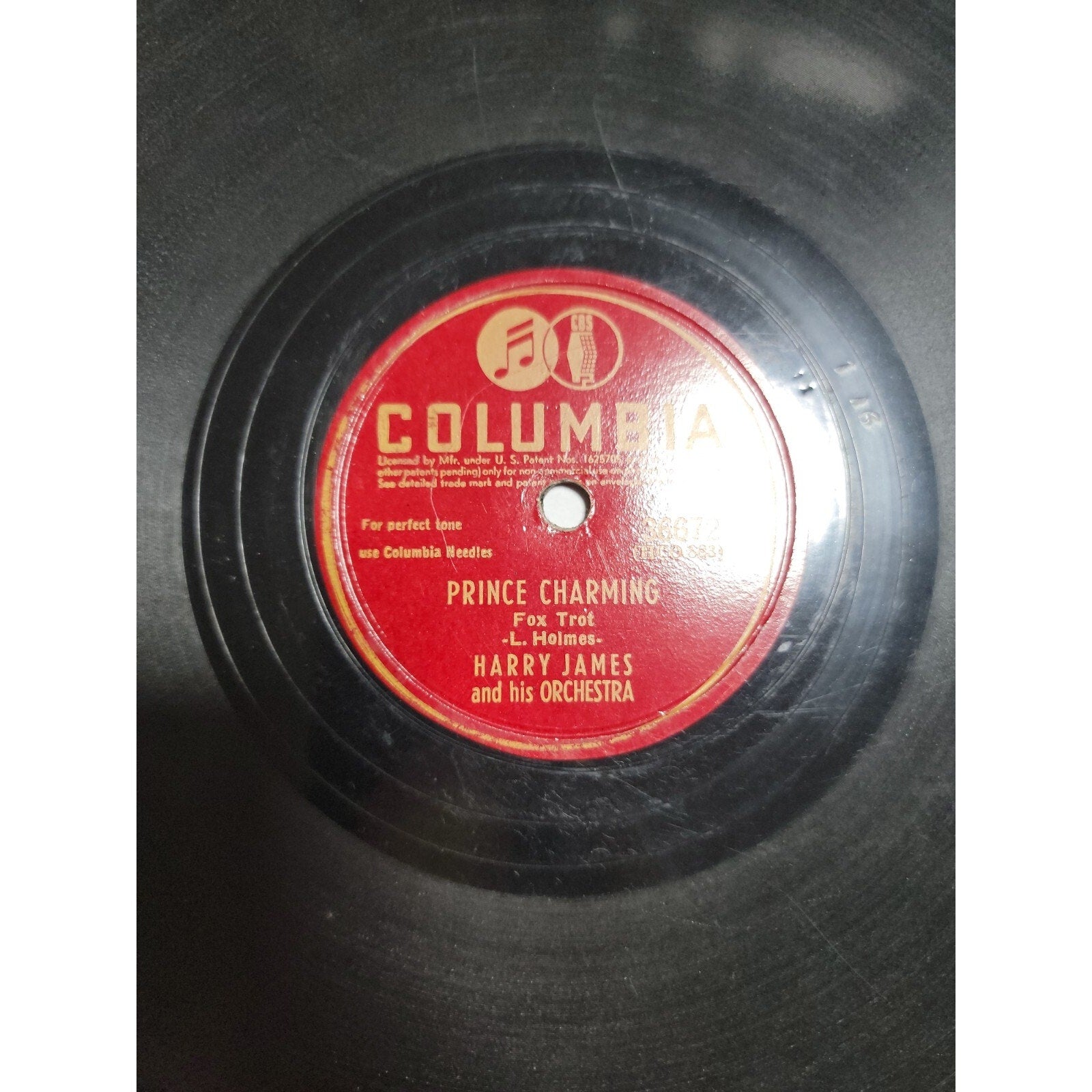 Prince Charming/Velvet Moon Fox Trot Harry James And His Orchestra Record