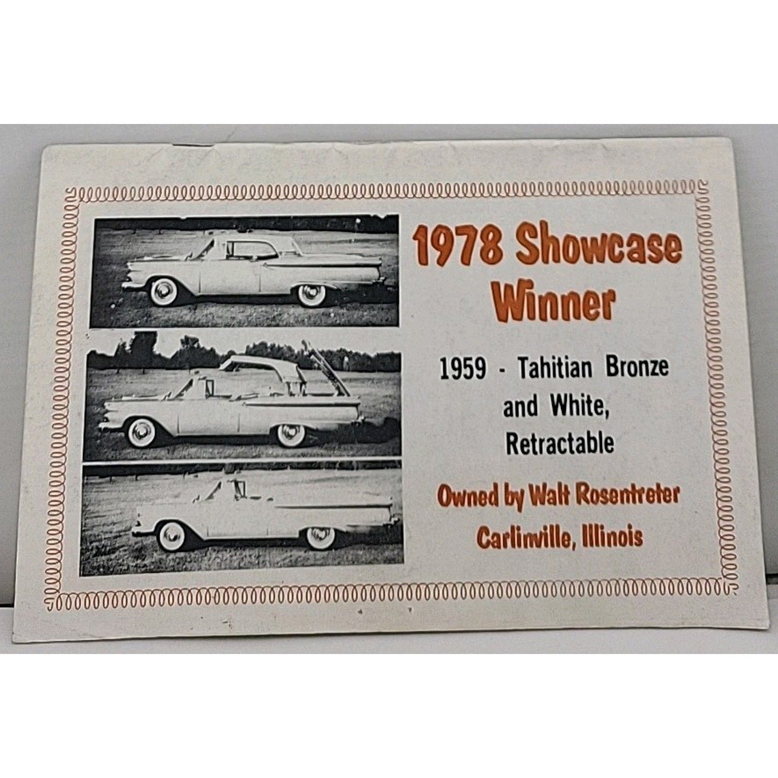 Skyliner Newsletter - Retractable Ford Club #30 - July-August 1978