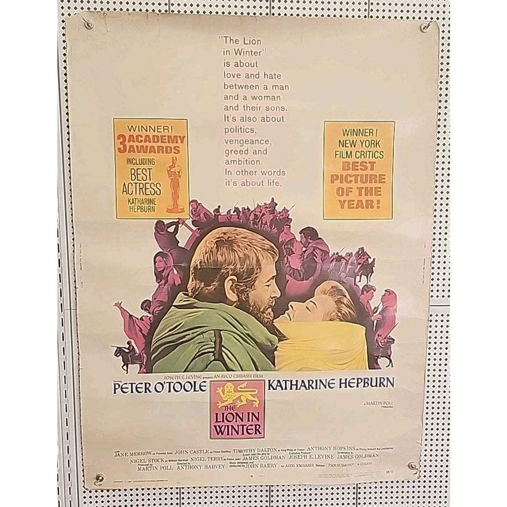 The Lion In Winter Movie Poster 27x40