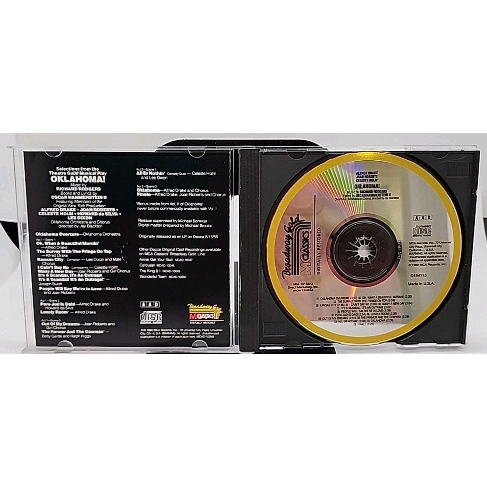 Oklahoma Rodgers & Hammerstein 1955 Recording CD