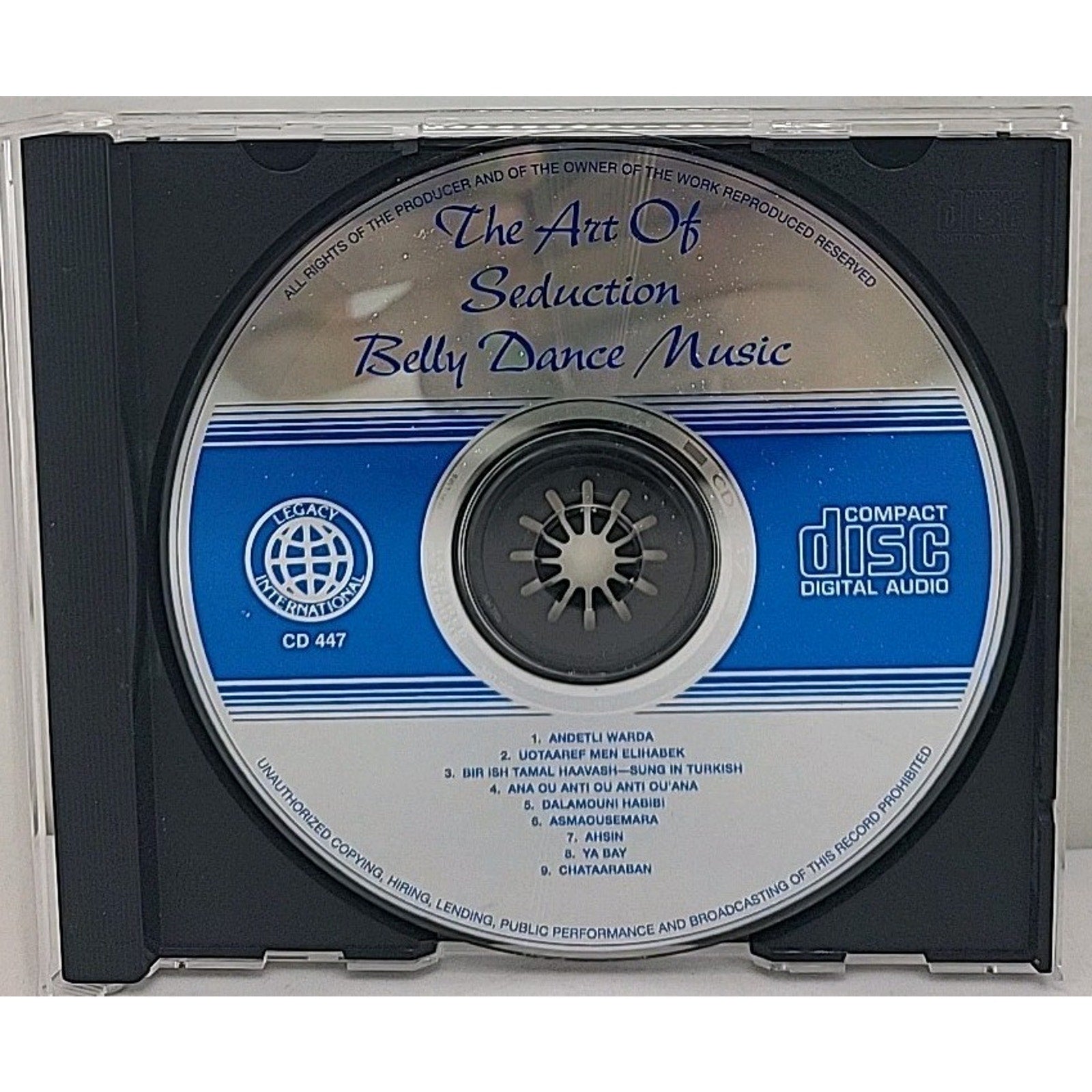 Belly Dance Music by Various (CD, 2000)