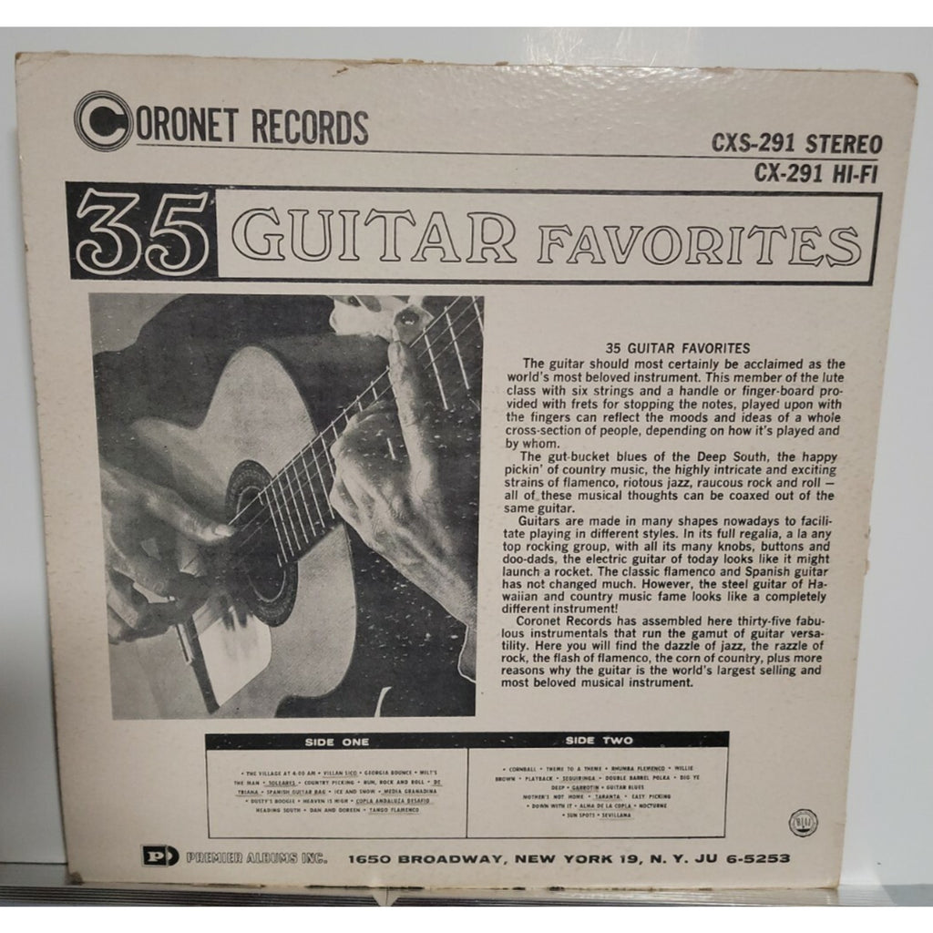 Various – 35 Guitar Favorites (Vinyl)