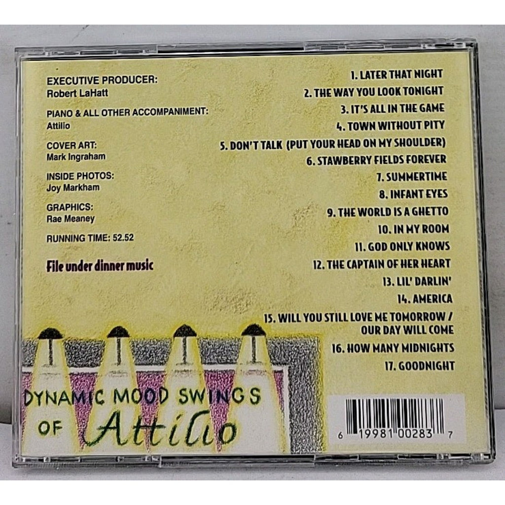 Later That Night Dynamic Mood Swings of Attilio Music CD Album