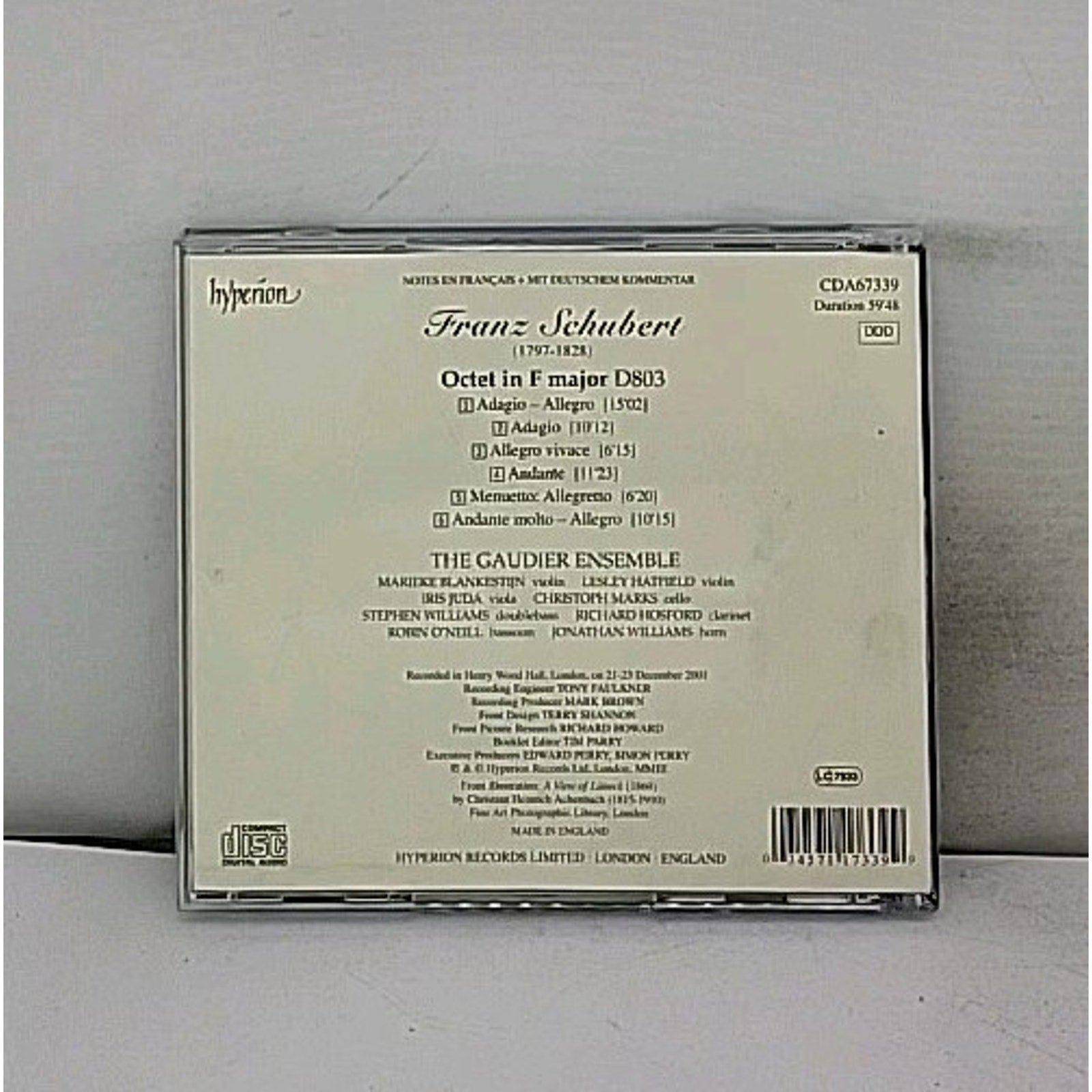 Octet by Gaudier Ensemble (CD, 2003)