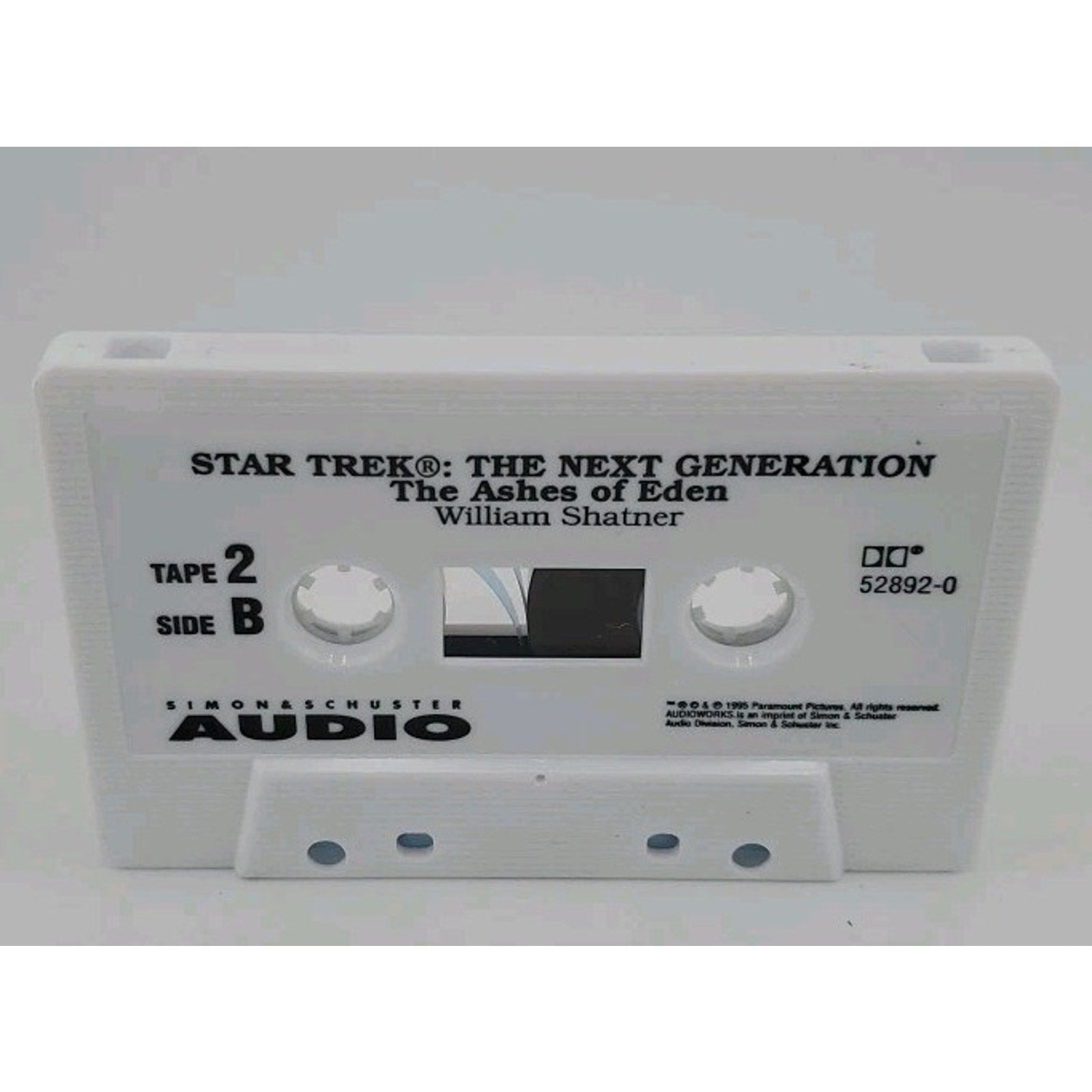 Star Trek The Ashes of Eden 1995 William Shatner 2 Cassette