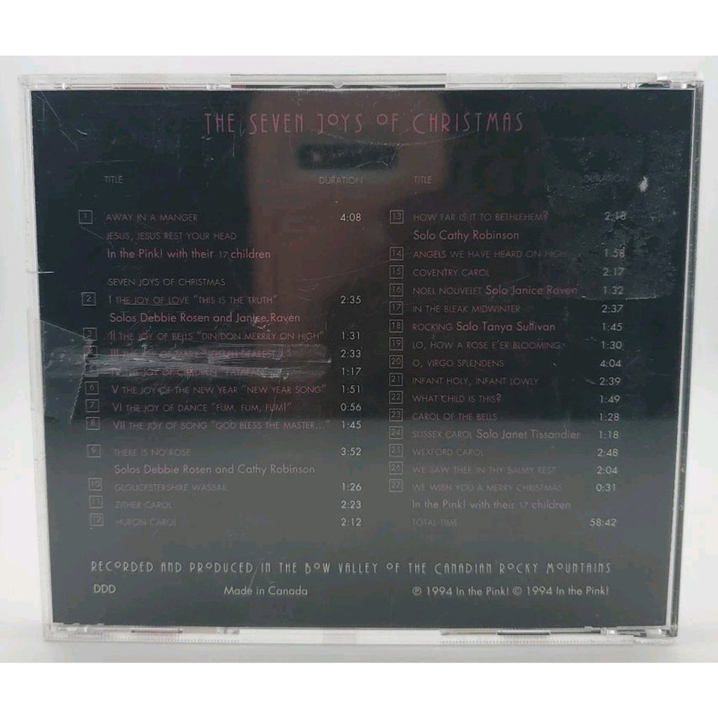 The Seven Joys of Christmas CD by In The Pink