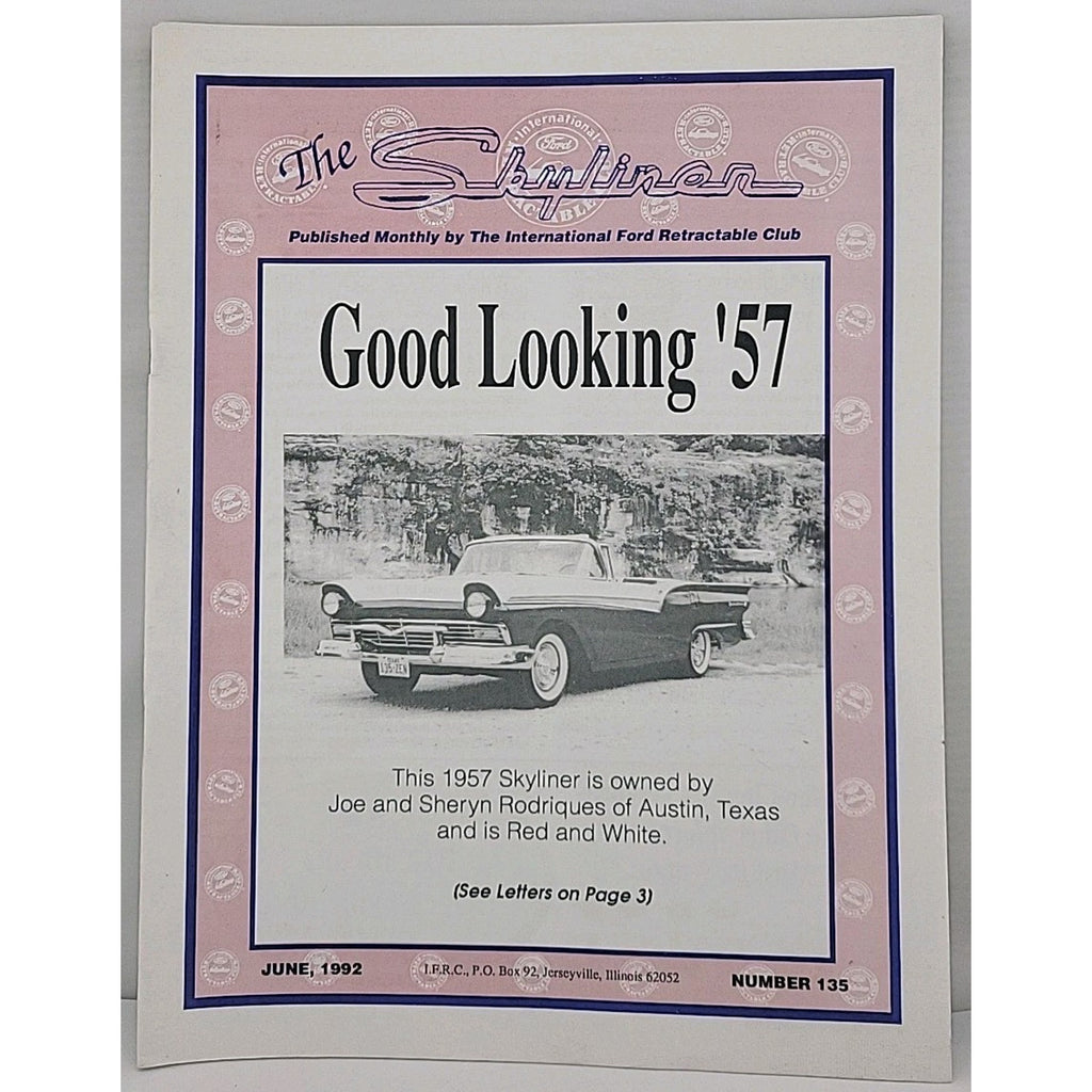 The Skyliner - International Retractable Club - June 1992 Number 135
