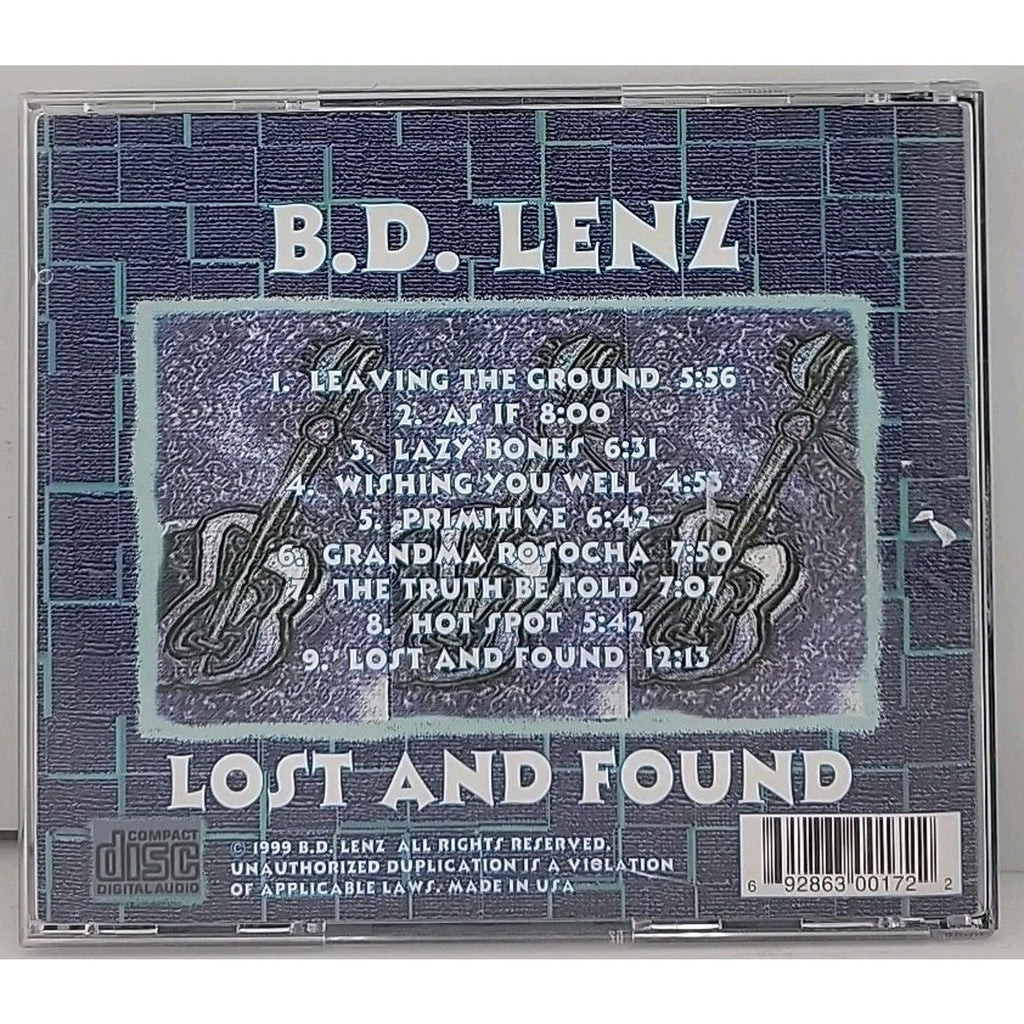 Lost & Found by B.D. Lenz (CD, 2003)