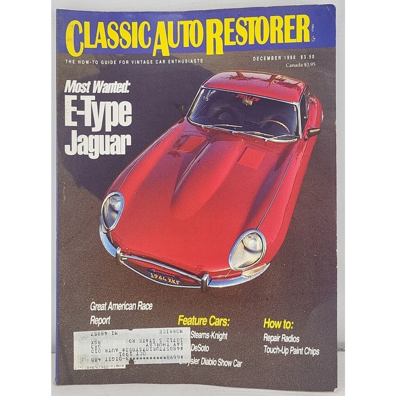 Classic Auto Restorer Magazine - December 1990 - Volume 2 Number 4