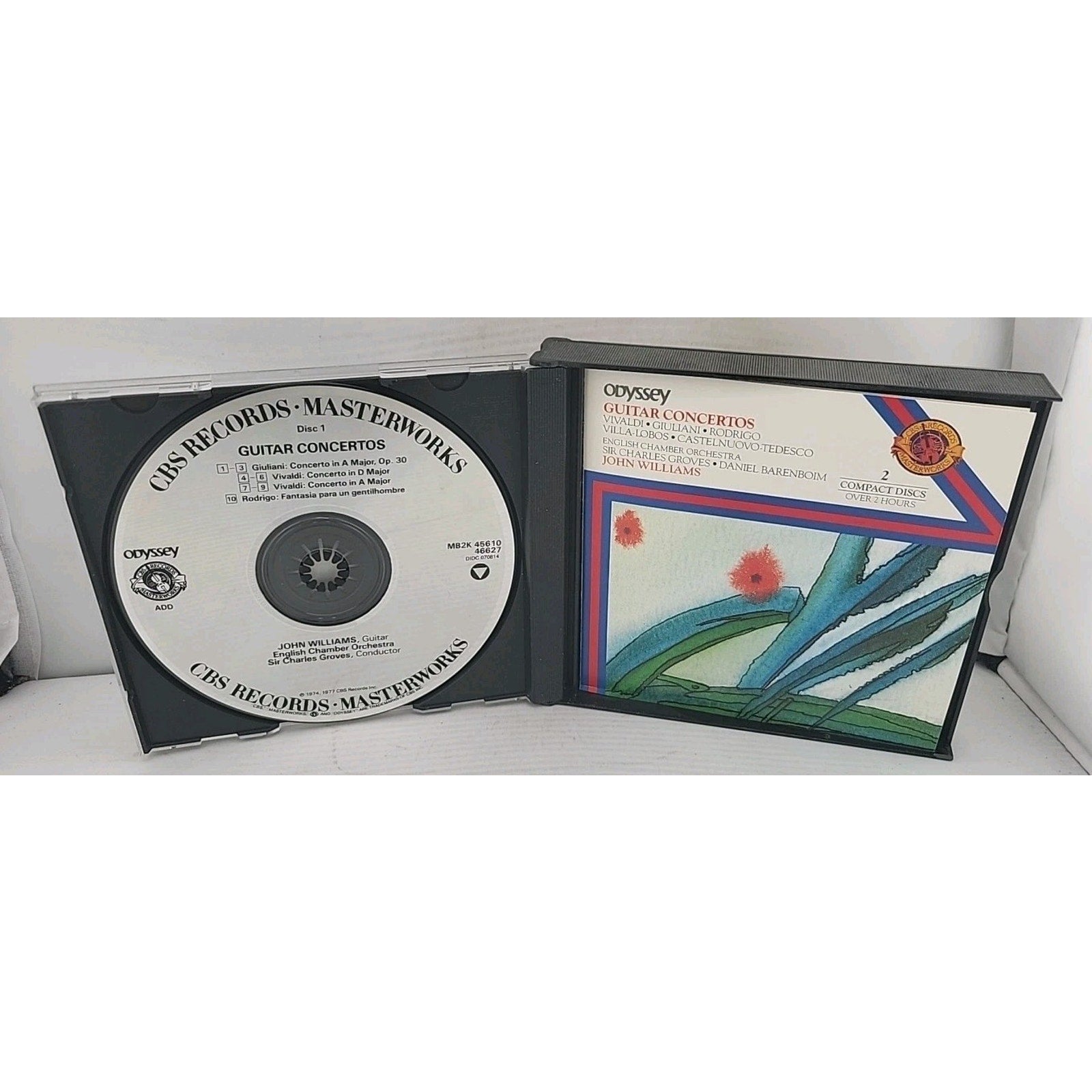 Guitar Concertos by Williams, John / Vivaldi / Rodrigo / Eco (CD, 2010) 2 Disc