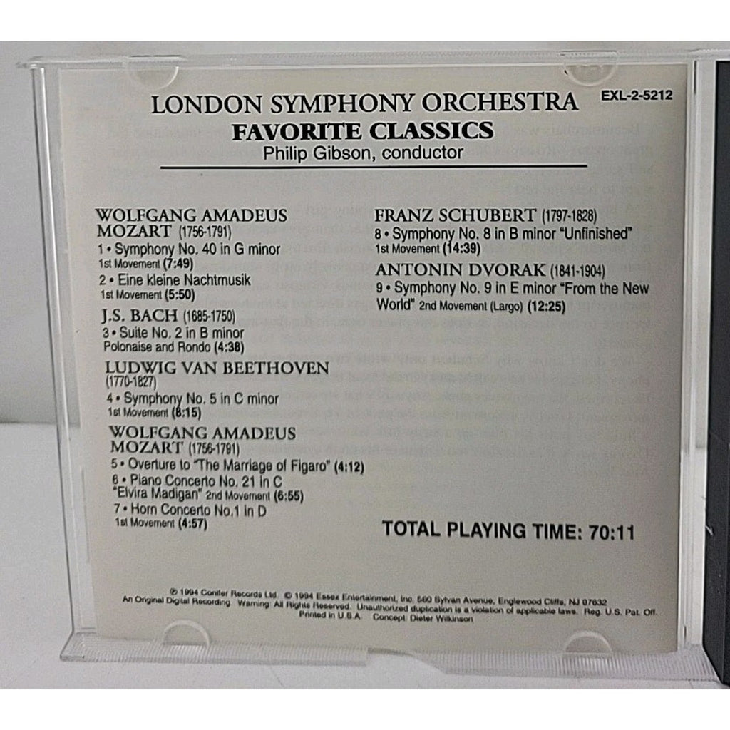 Favorite Classics - Audio CD By London Symphony Orchestra