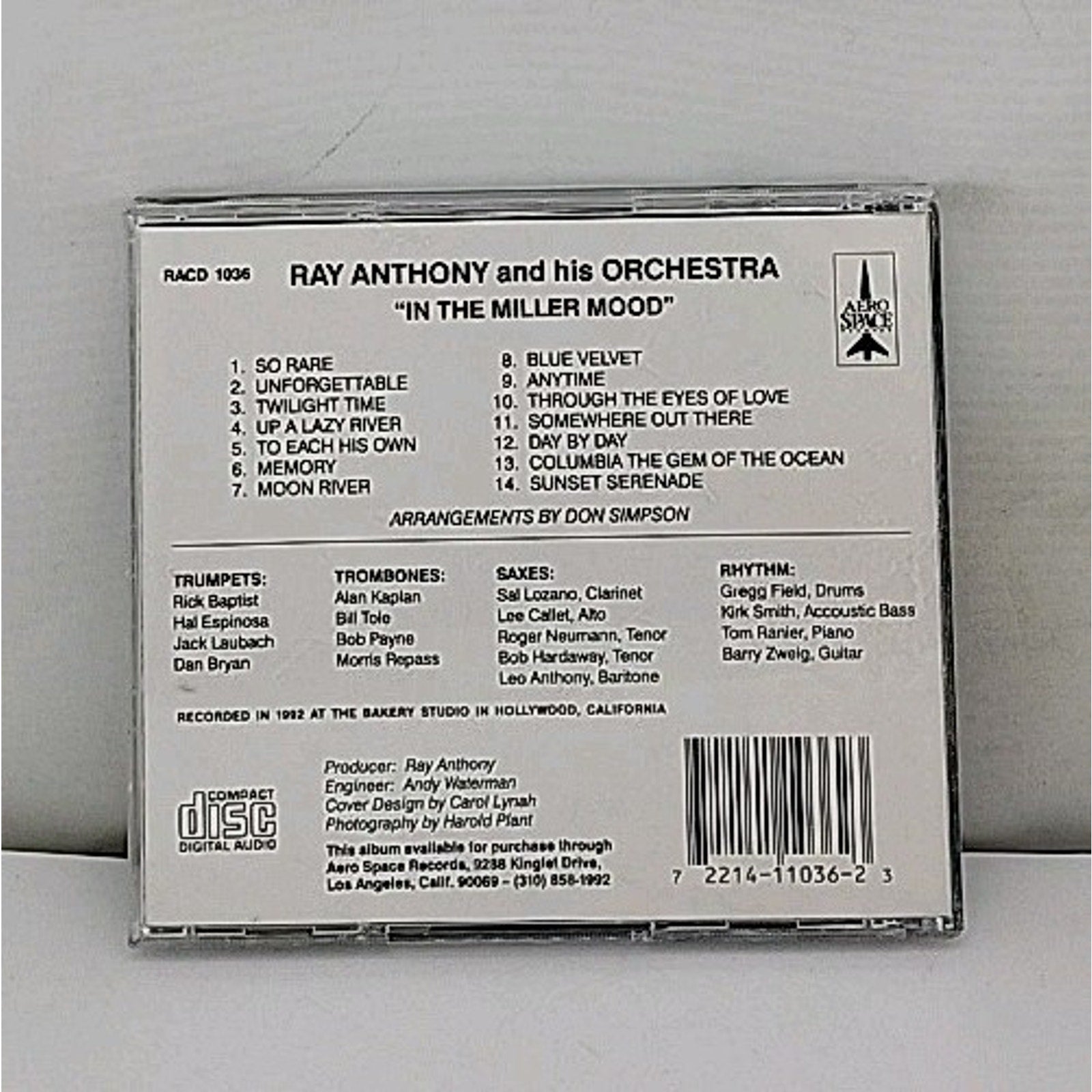 In the Miller Mood by Ray Anthony (CD, 1995)