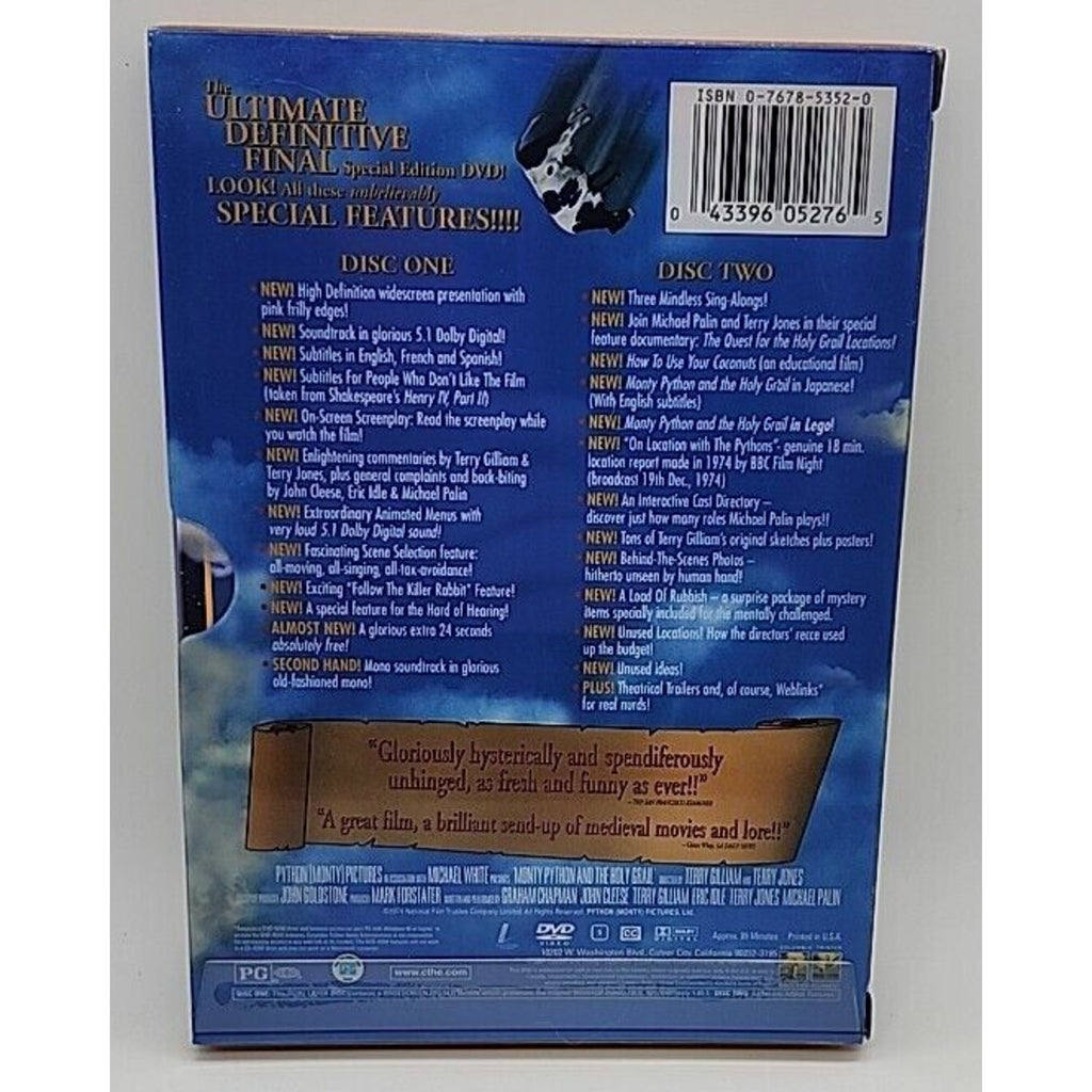 Monty Python and the Holy Grail (DVD, 1975)