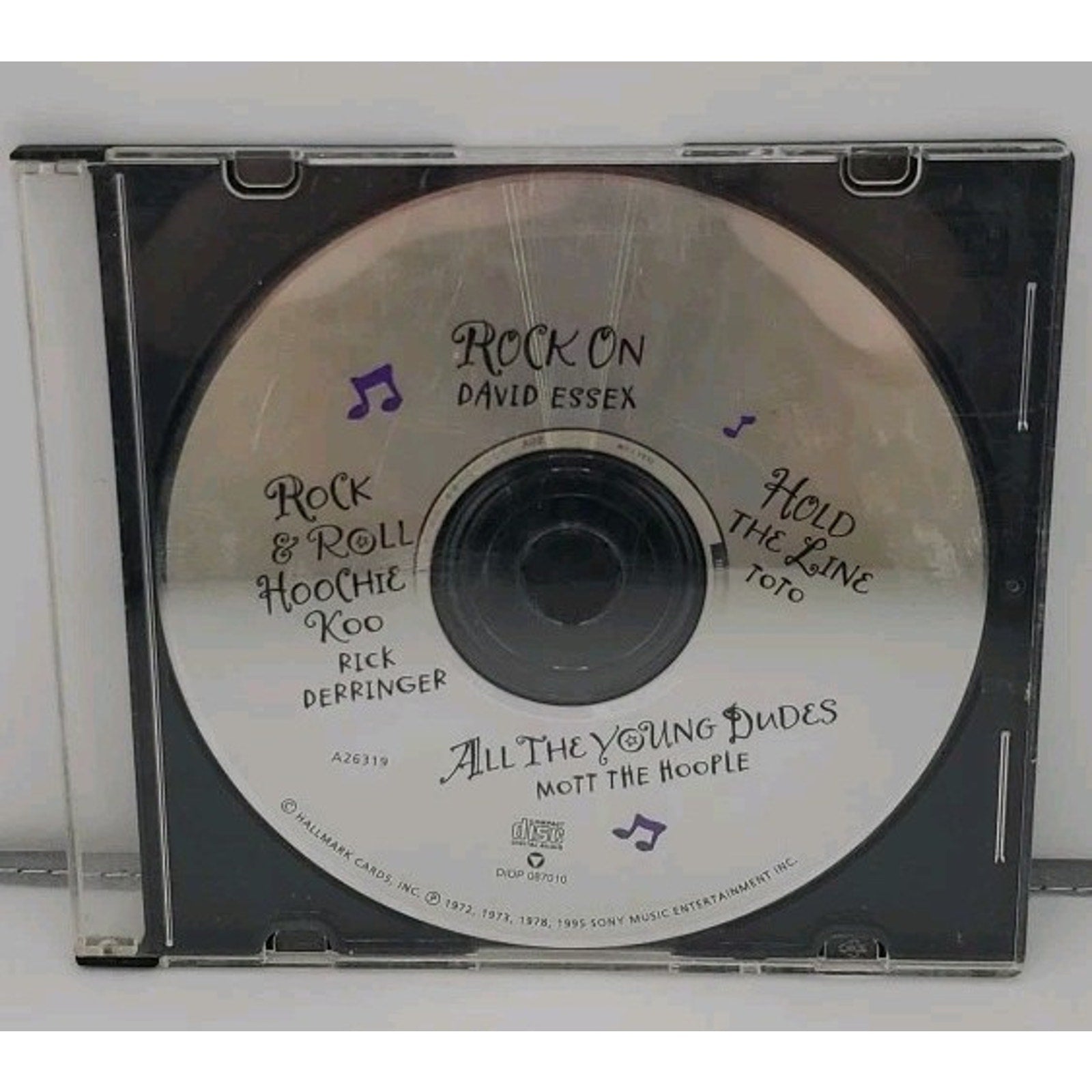 Rock On - David Essex Hold The Line - Toto CD