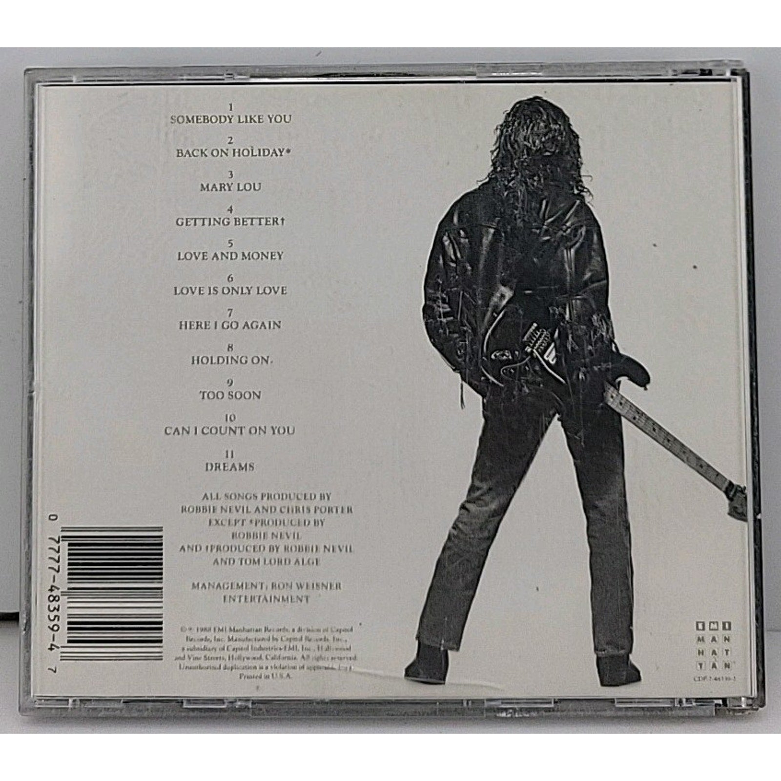 Place Like This by Robbie Nevil (CD, 1988, EMI Music Distribution)