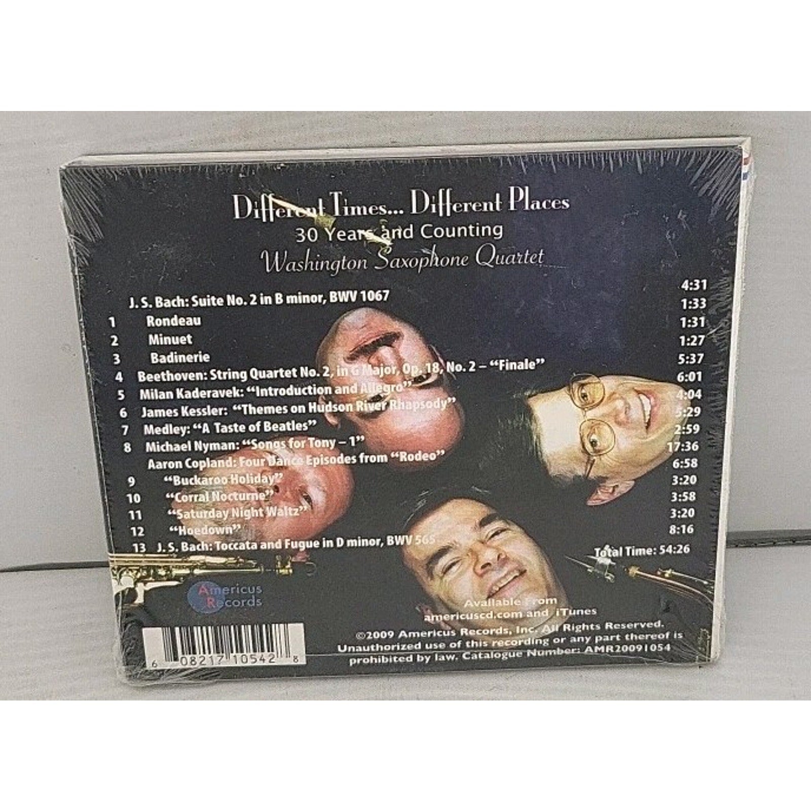 Different Times, Different Places Washington Saxophone Quartet CD *Brand New*