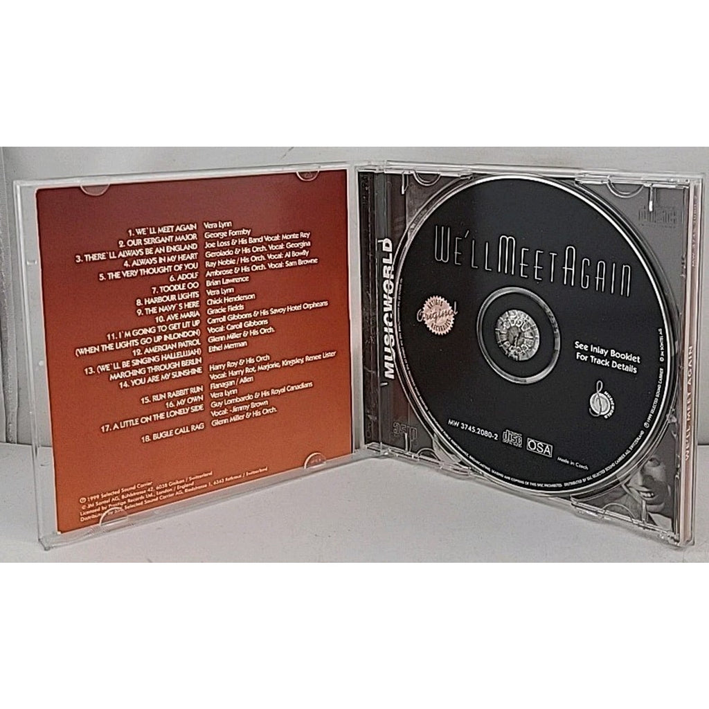 We'll Meet Again Featuring Vera Lynn, Glenn Miller, Ethel Merman (CD, 1999) Jazz