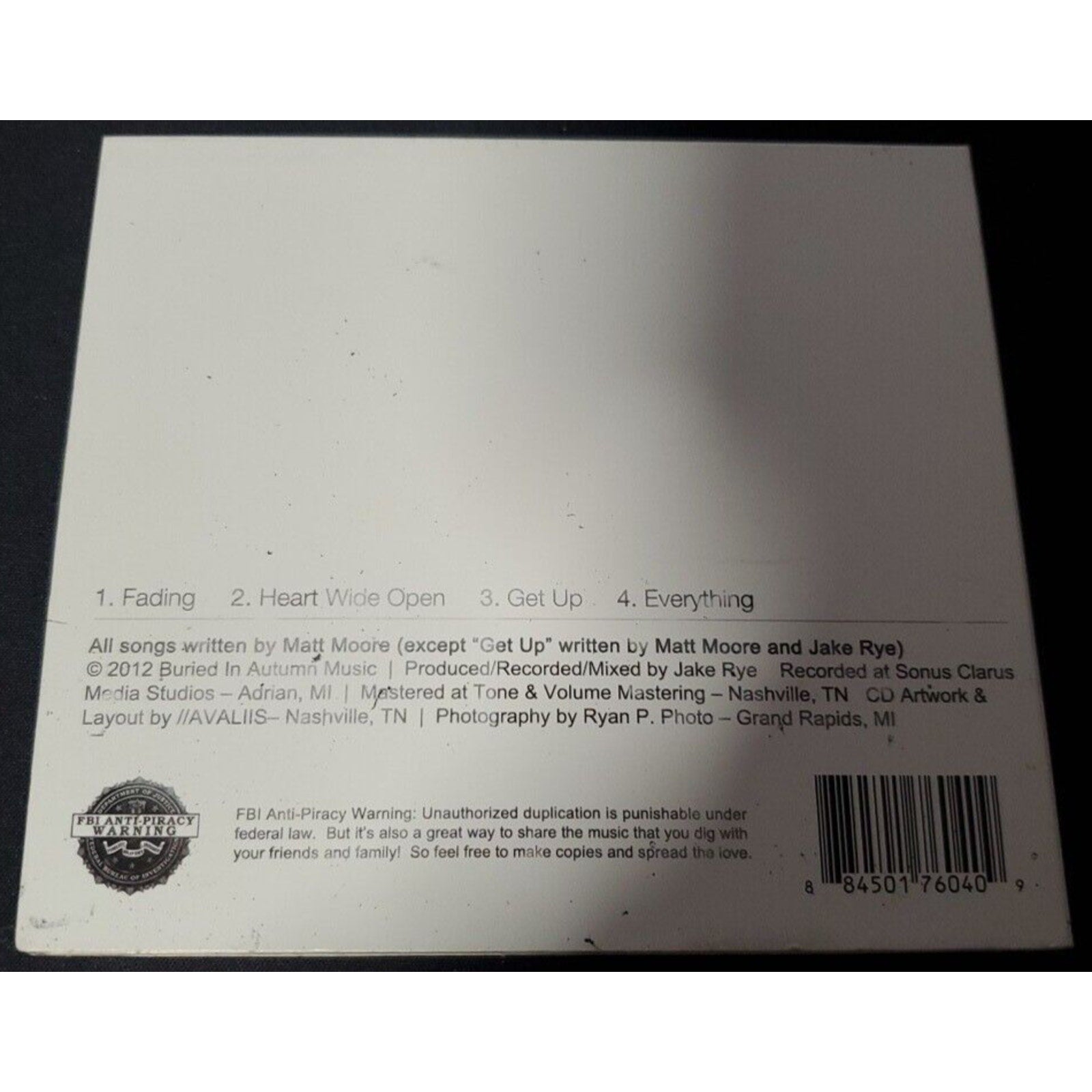 Give It All Away [Digipak] by Matt Moore (Michigan) (CD)