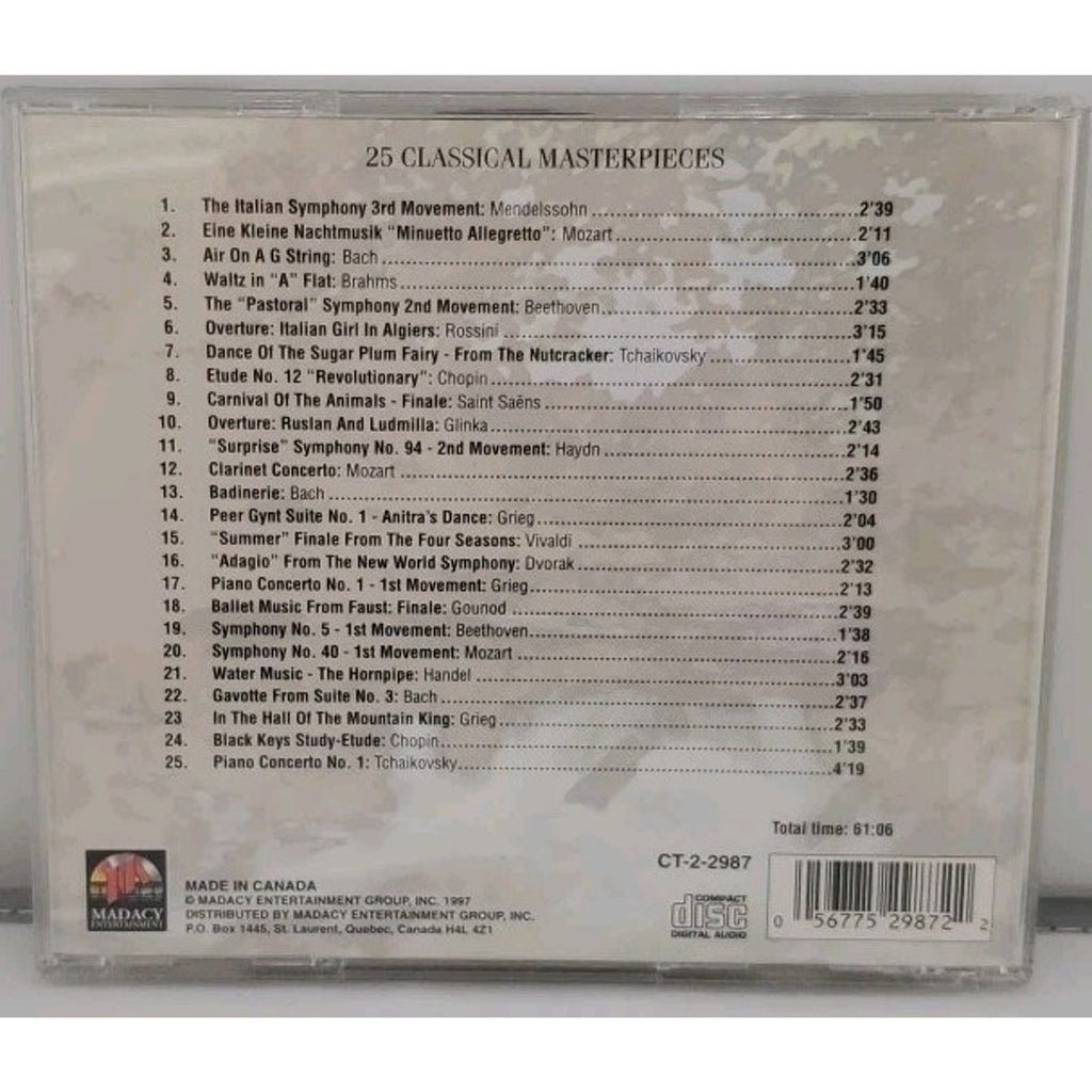 Classical Treasures 25 Classical Masterpieces (CD)