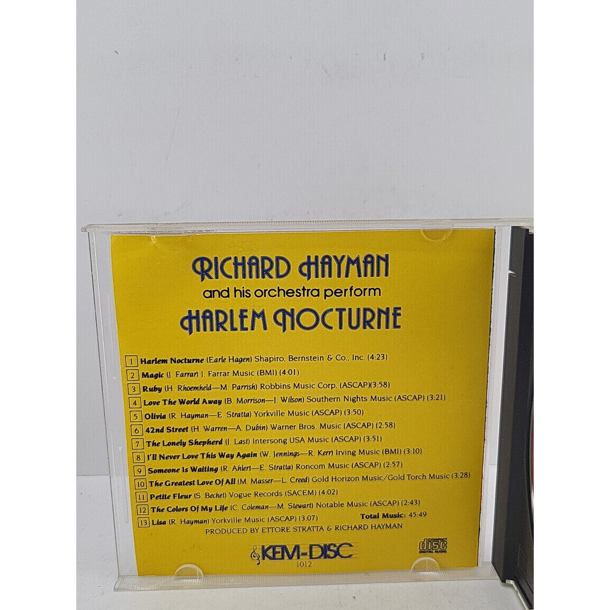 Richard Hayman Harlem Nocturne CD