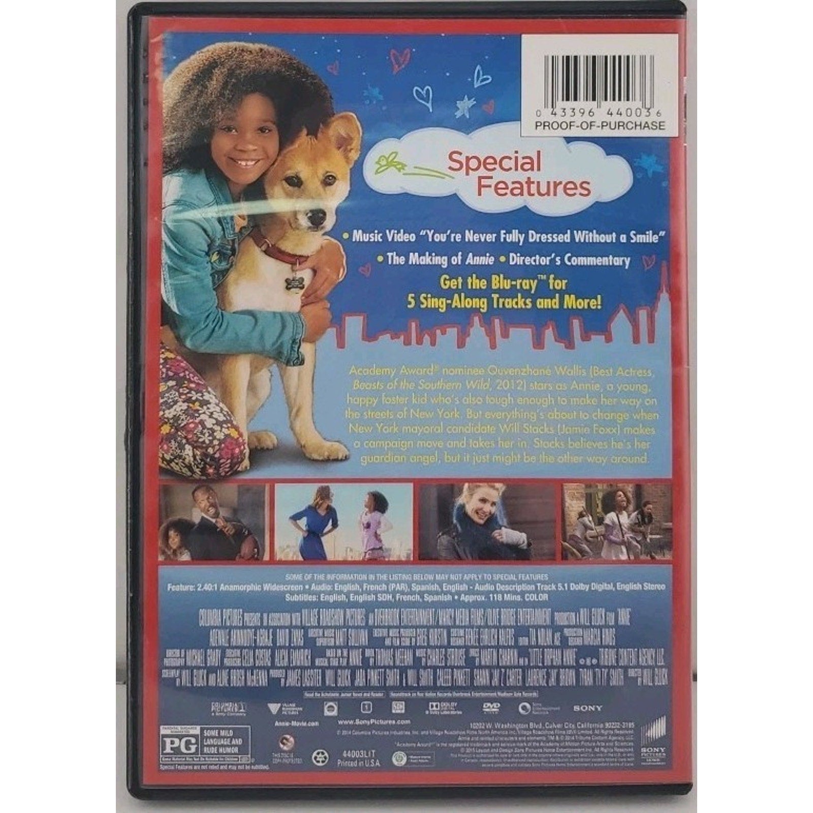 Annie (DVD, 2014)