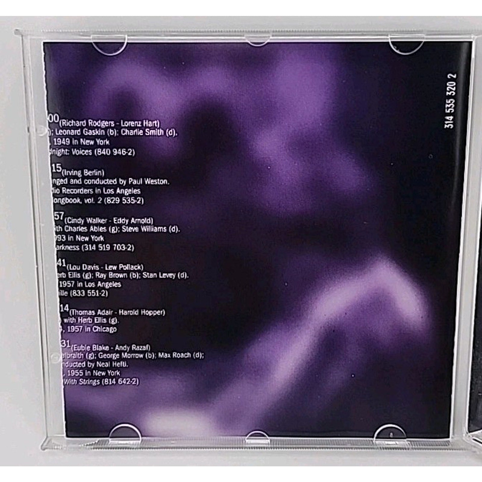 Sweet Basil. A Night Out With Verve, Disc 4 Romancing (CD)