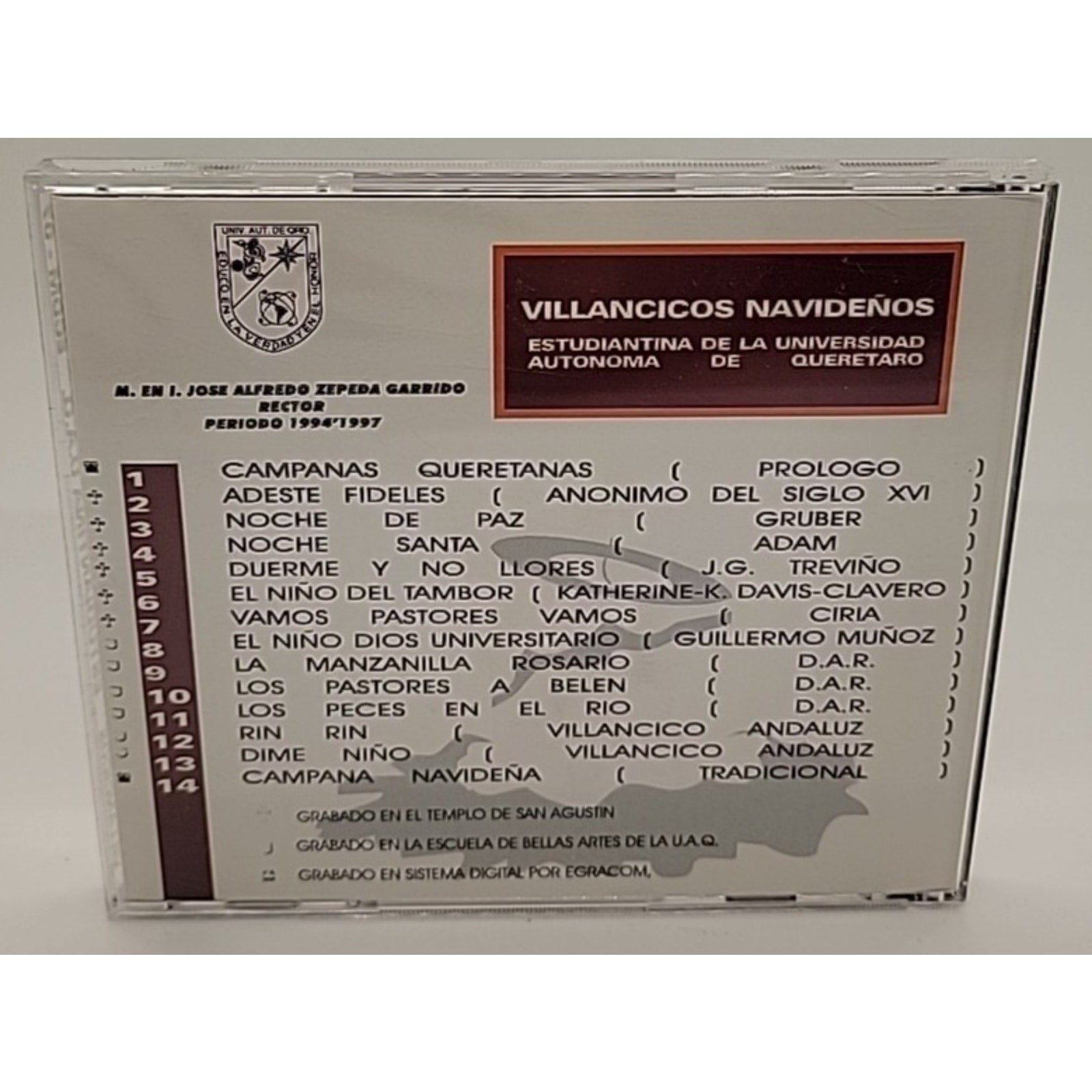 Villancicos Estudiantina U.A.Q. (CD)