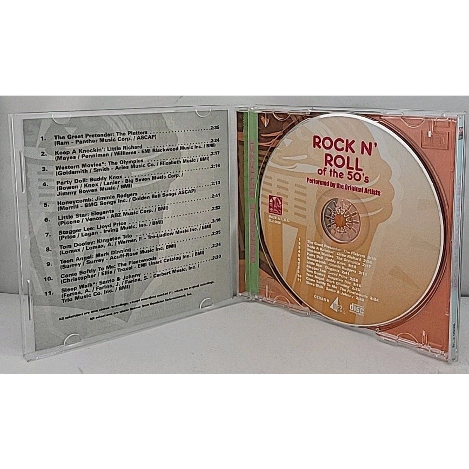 Rock N' Roll Of The 50's CD