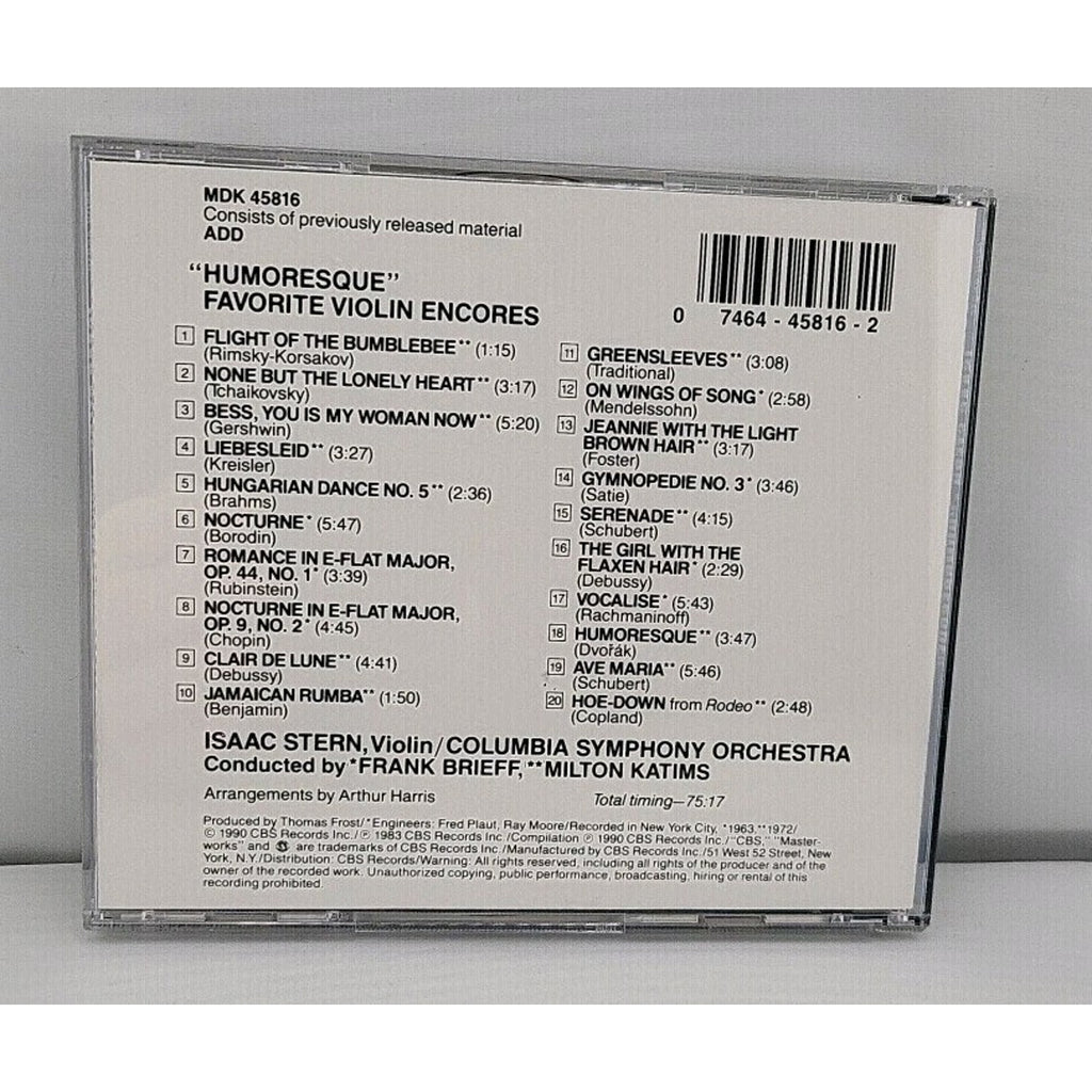 Humoresque - Isaac Stern CD