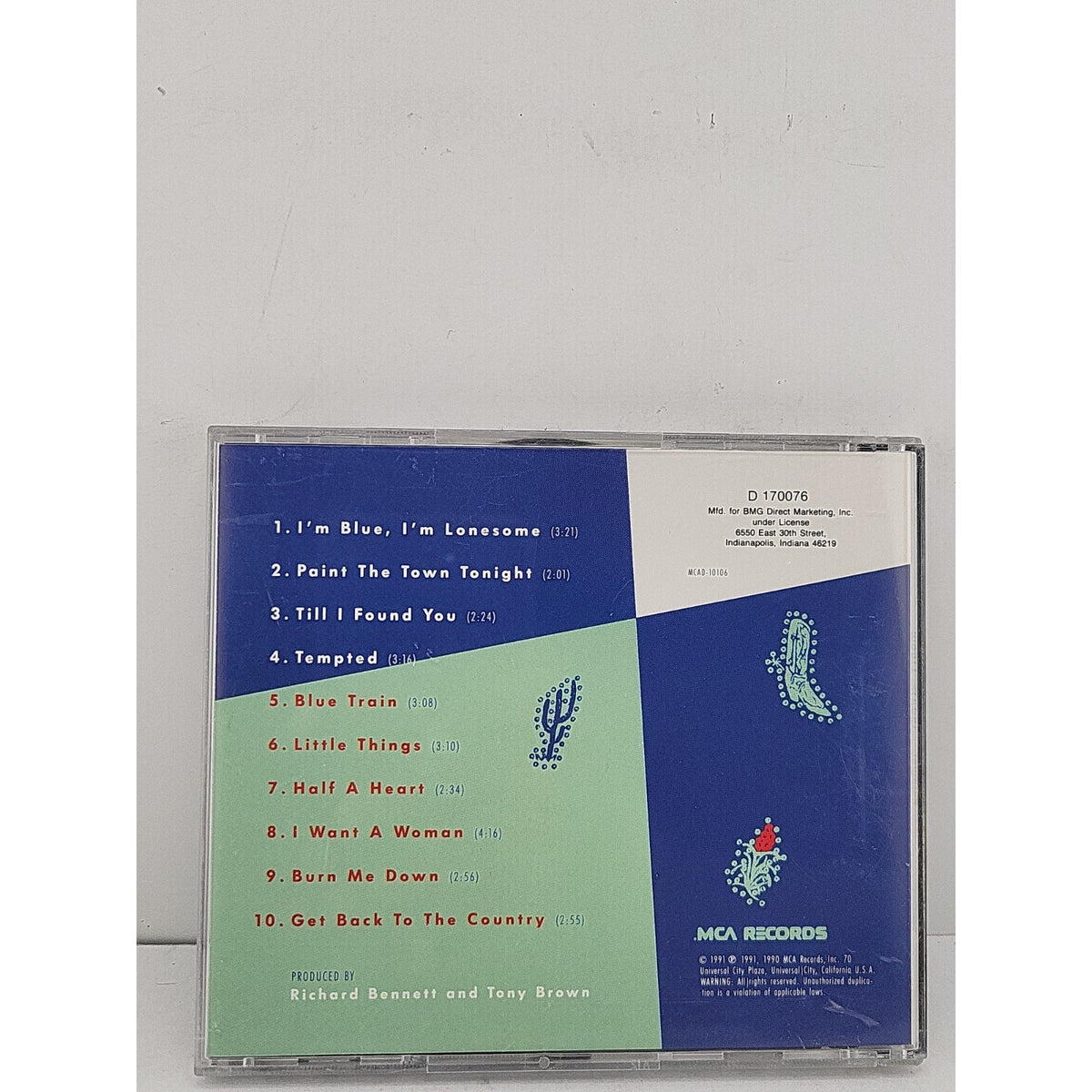 Tempted by Marty Stuart (CD, Jan-1991, MCA)