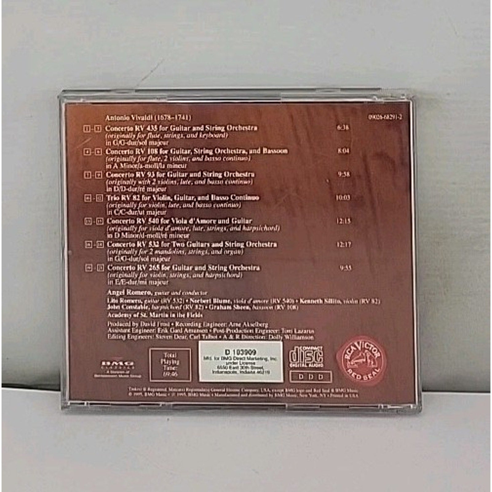 Angel Romero - Vivaldi Concertos [CD]