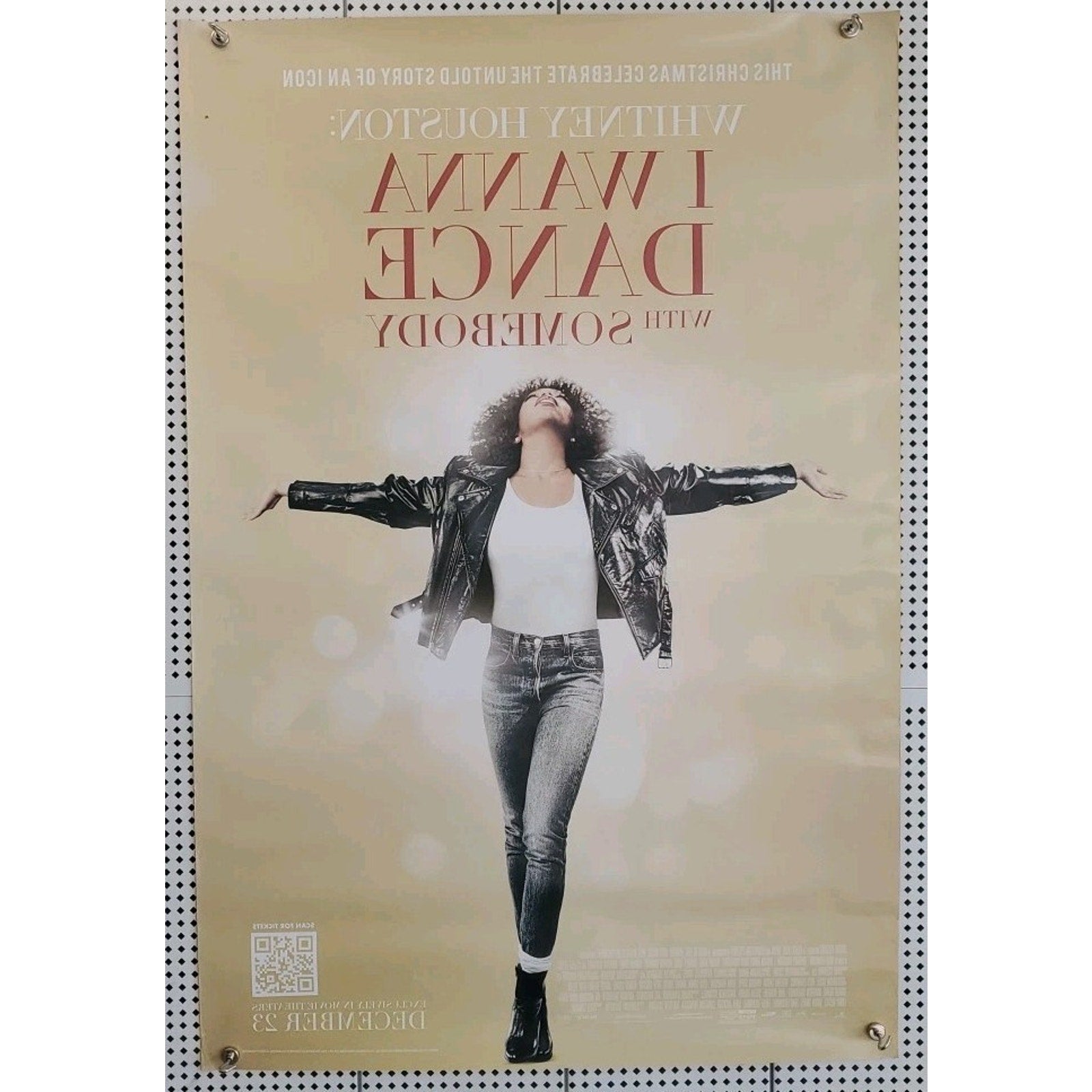 Whitney Houston: I Wanna Dance with Somebody 27" × 40" Movie Poster Official