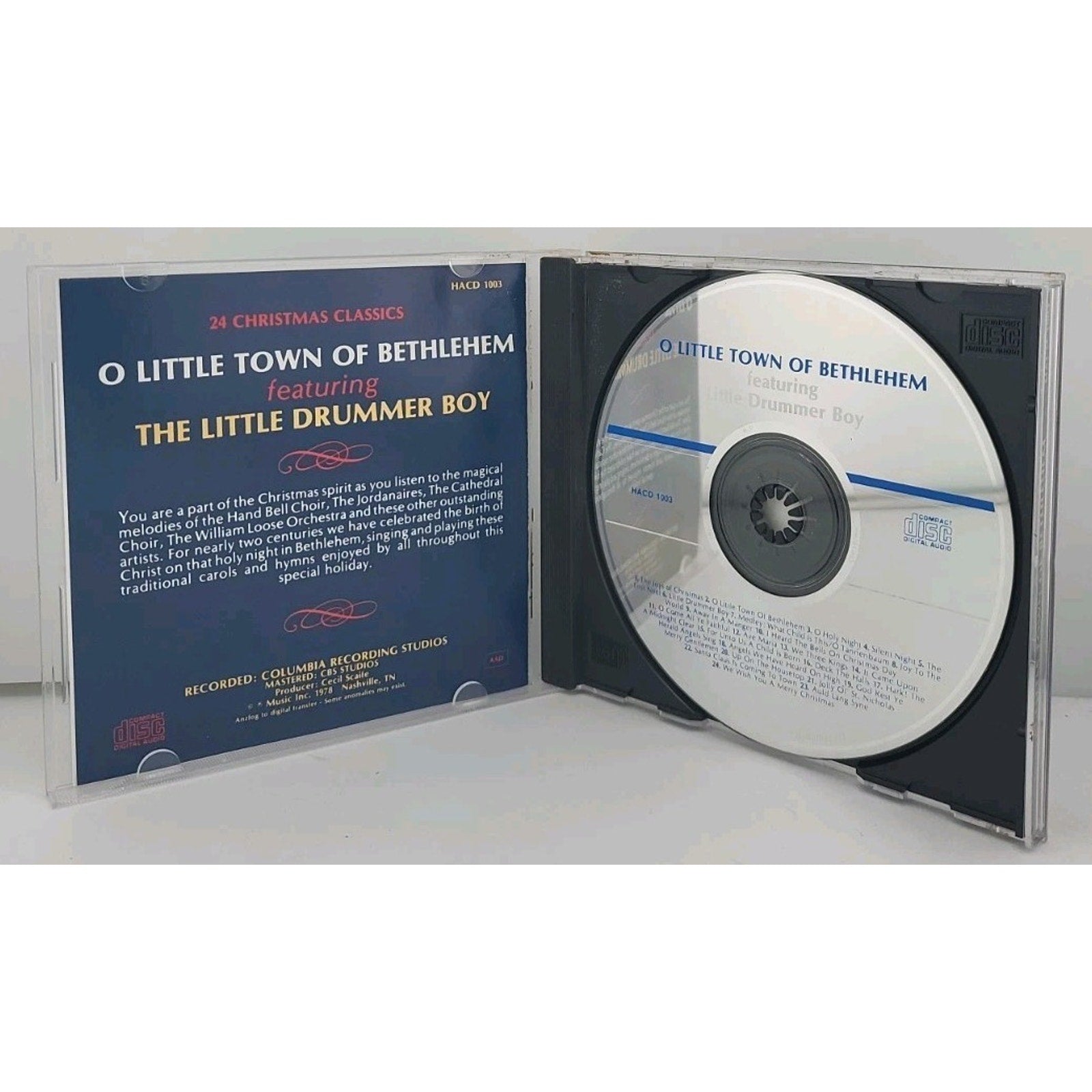 O Little Town of Bethlehem Featuring the Little Drummer Boy CD Album