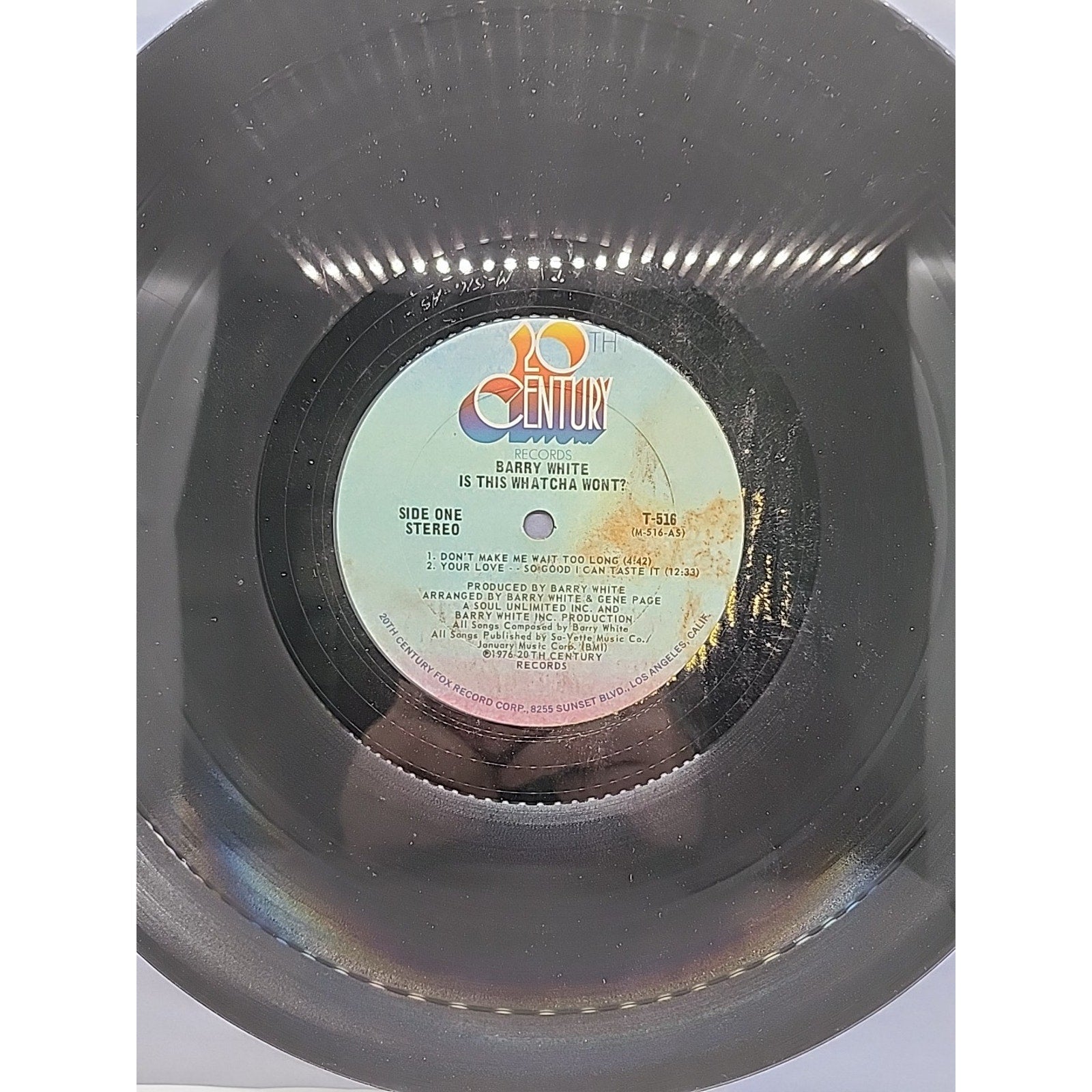 Is This Whatcha Wont? Barry White Vinyl LP (Record)