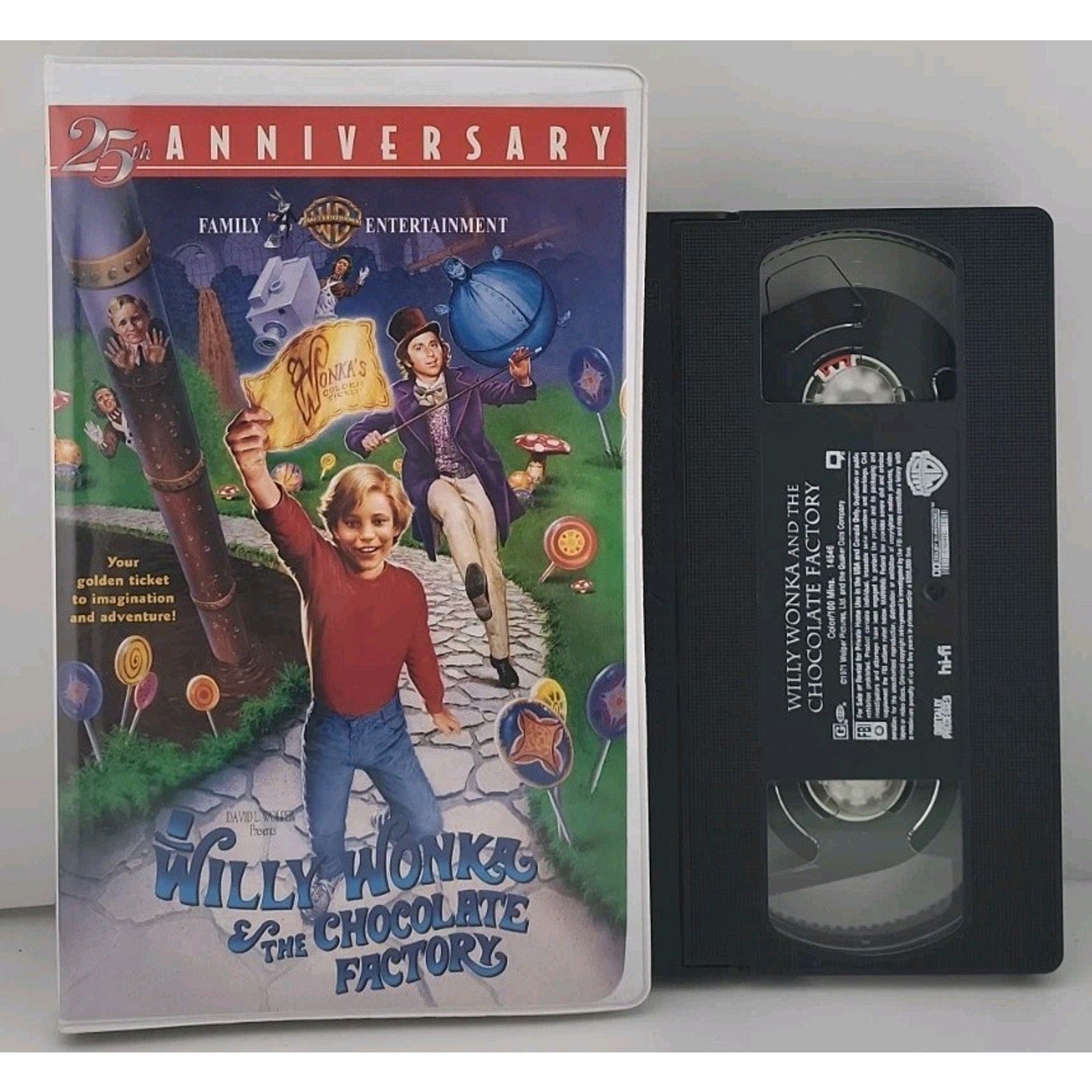 Willy Wonka and the Chocolate Factory (VHS, 1999, Remastered 25th Ann.)