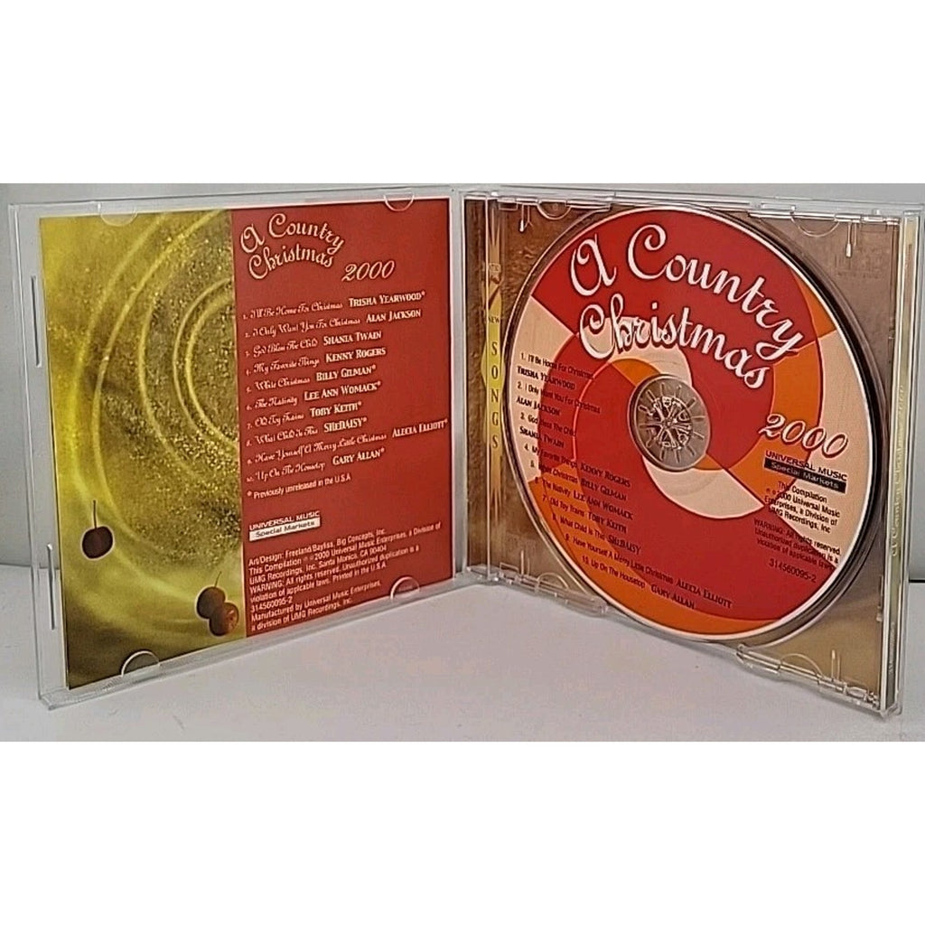 A Country Christmas 2000 - Shania Twain/SheDaisy/Alan Jackson/Kenny Rogers CD