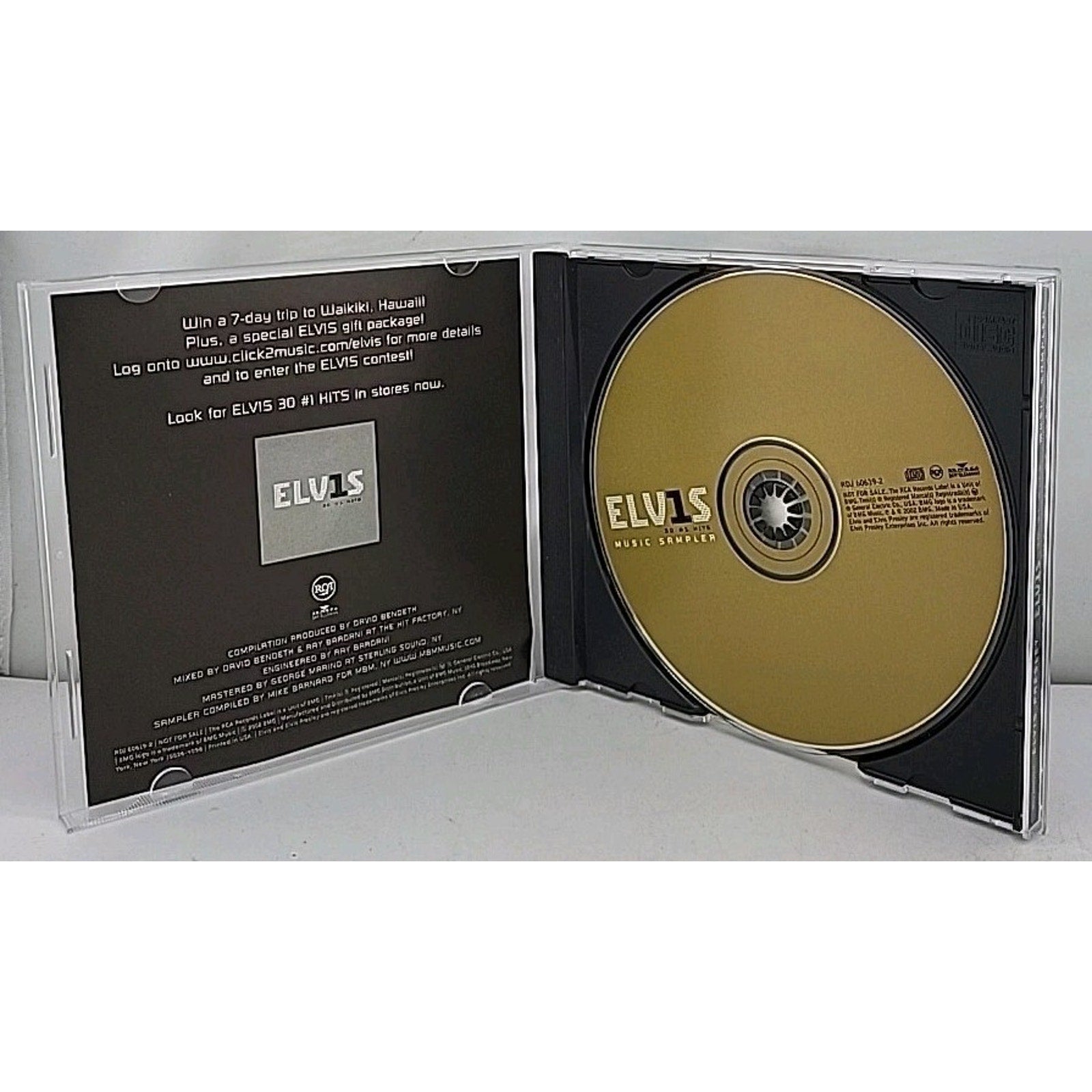 Elvis Presley Music Sampler 30 #1 Hits CD