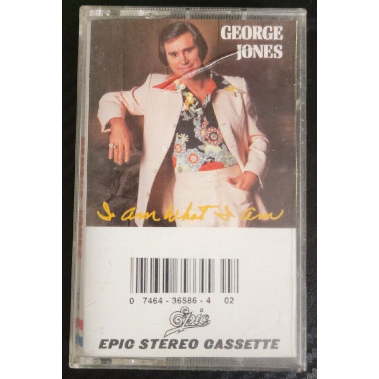 I Am What I Am by George Jones (Cassette, Epic)