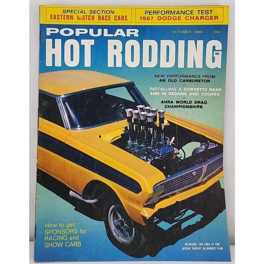 Popular Hot Rodding Magazine October 1966