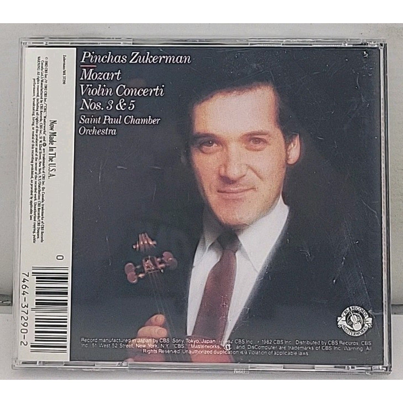 Violin Concerti Nos. 3 & 5 - Audio CD By Mozart