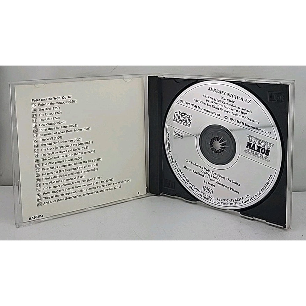 Prokofiev Peter and the Wolf Britten Young Person’s Guide Naxos CD