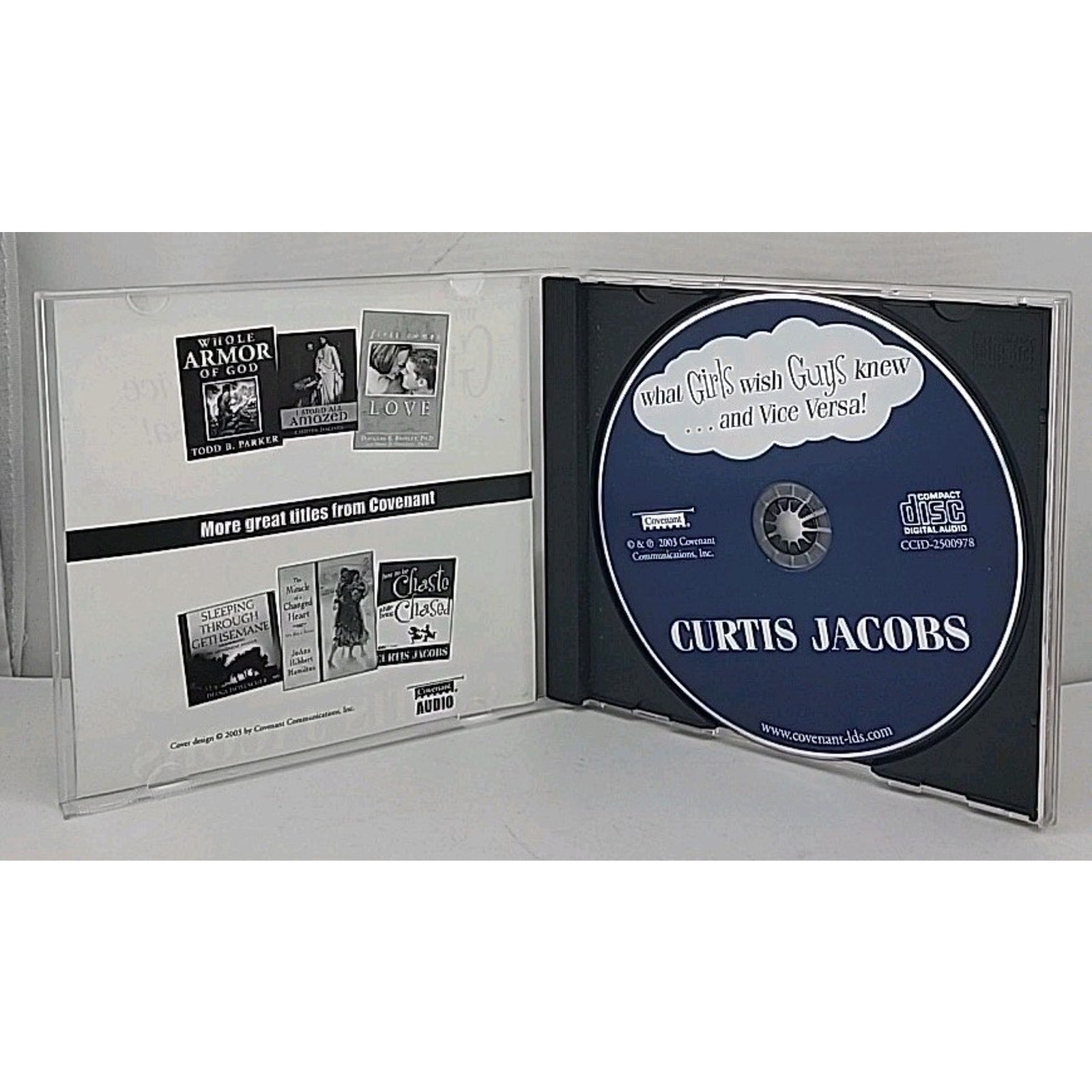 What Girls Wish Guys Knew, and Vice Versa by Curtis Jacobs (2004, CD)